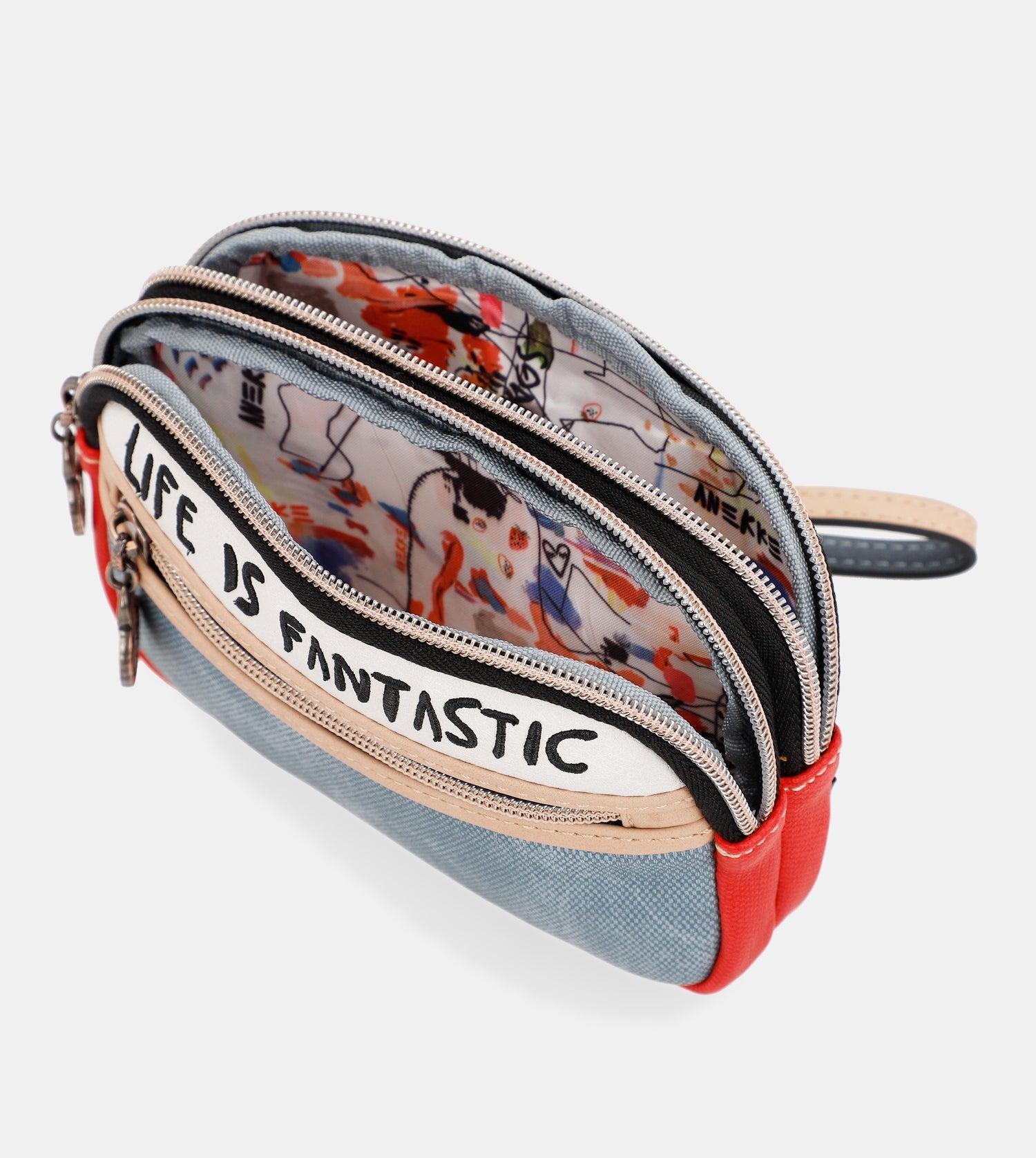  Anekke Fun & Music - Set taška na notebook + kozmetická taška 34806-113/34807-378