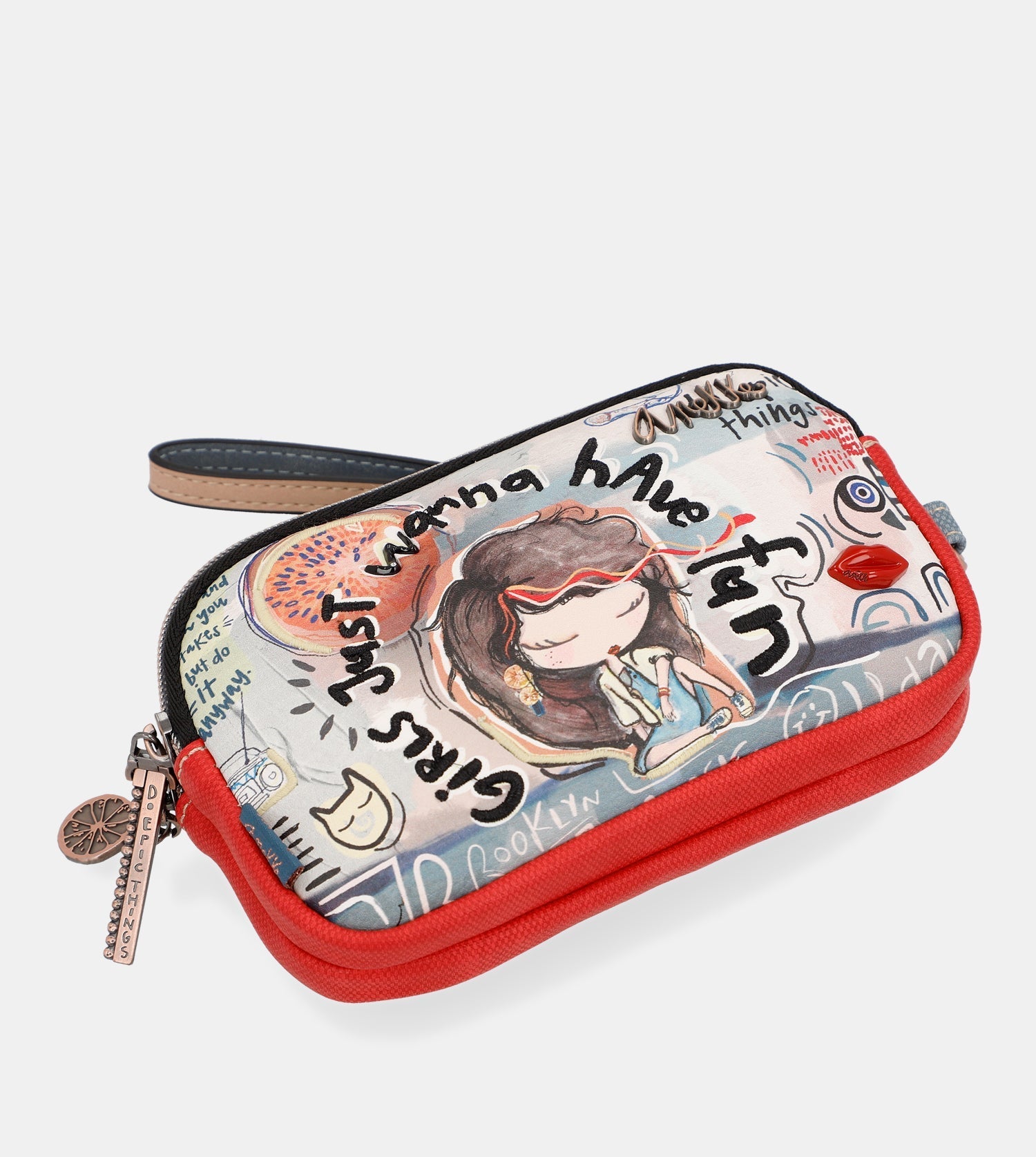  Anekke Fun & Music - Set taška na notebook + kozmetická taška 34806-113/34807-378