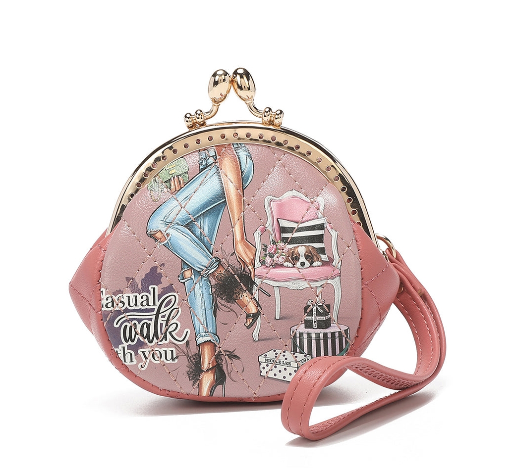 NICOLE LEE puzdro s retro sponou Casual Walk PRT7463CW