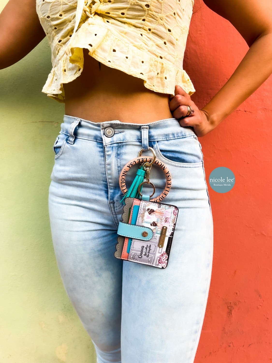 NICOLE LEE puzdor na karty/kľúčenka Double Queens PRT7464DQ