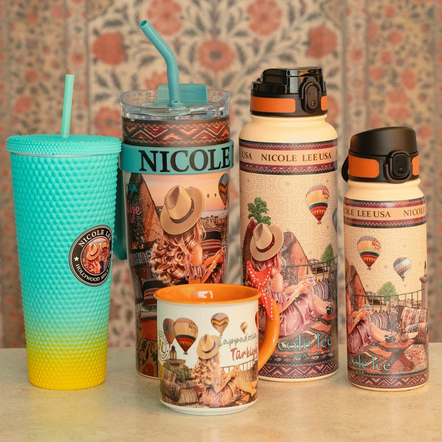 NICOLE LEE nerezová termo fľaša 1200ml Heaven On Earth T7517HNE