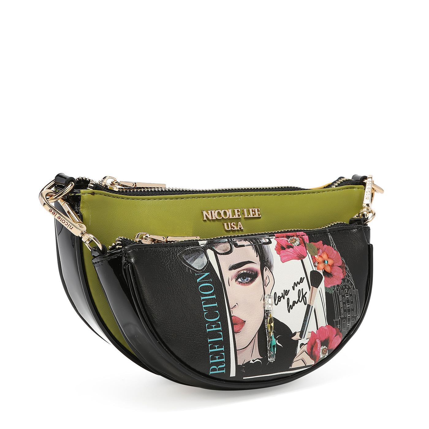 NICOLE LEE crossbody kabelka 2v1 Love Me Half PRT16498LMH