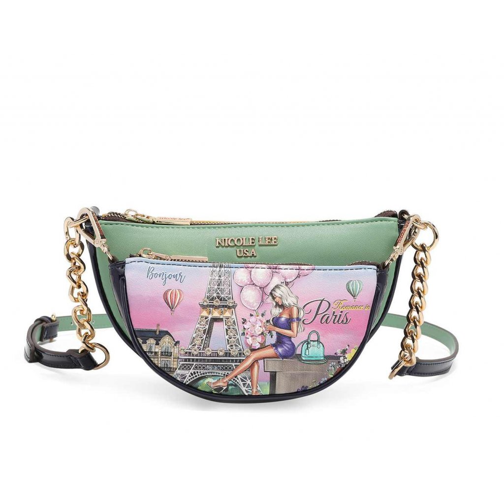 NICOLE LEE crossbody kabelka 2v1 Romance In Paris PRT16498RP