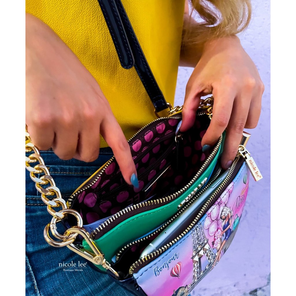 NICOLE LEE crossbody kabelka 2v1 Romance In Paris PRT16498RP