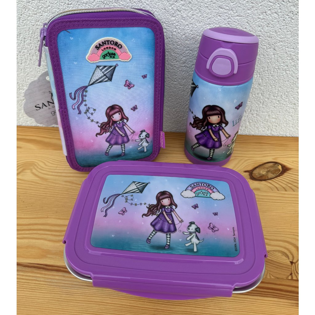 Santoro Gorjuss - Don't Fly Away - Fľaša nerezová so slamkou 450ml 247152