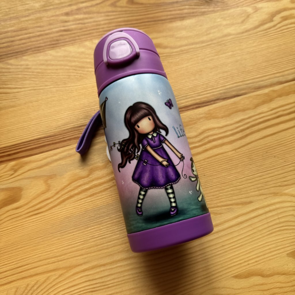 Santoro Gorjuss - Don't Fly Away - Fľaša nerezová so slamkou 450ml 247152