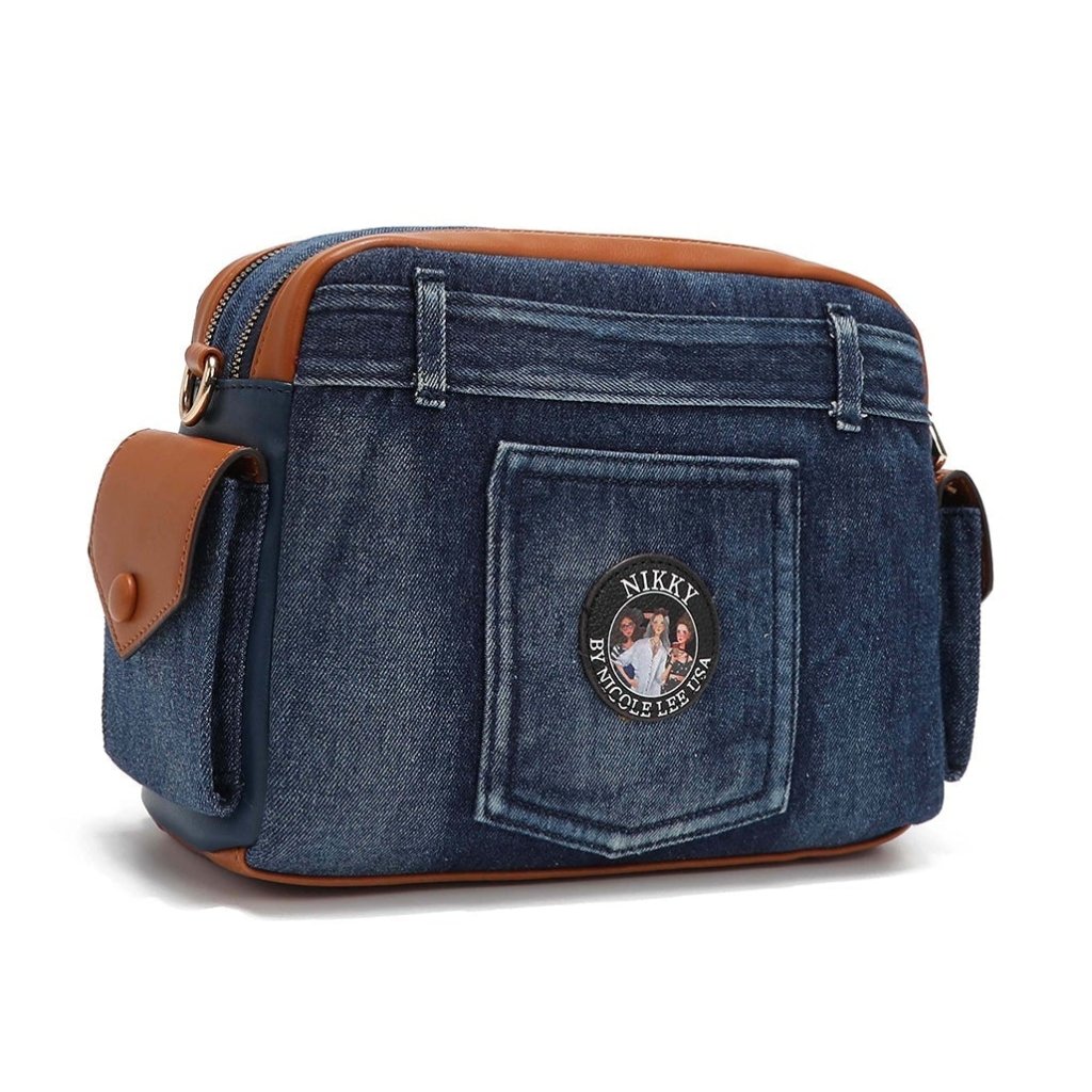 NIKKY by Nicole Lee denimová crossbody kabelka Chic Girls NK11019D-CG