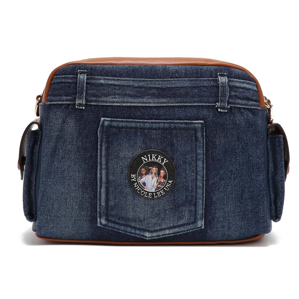 NIKKY by Nicole Lee denimová crossbody kabelka Chic Girls NK11019D-CG