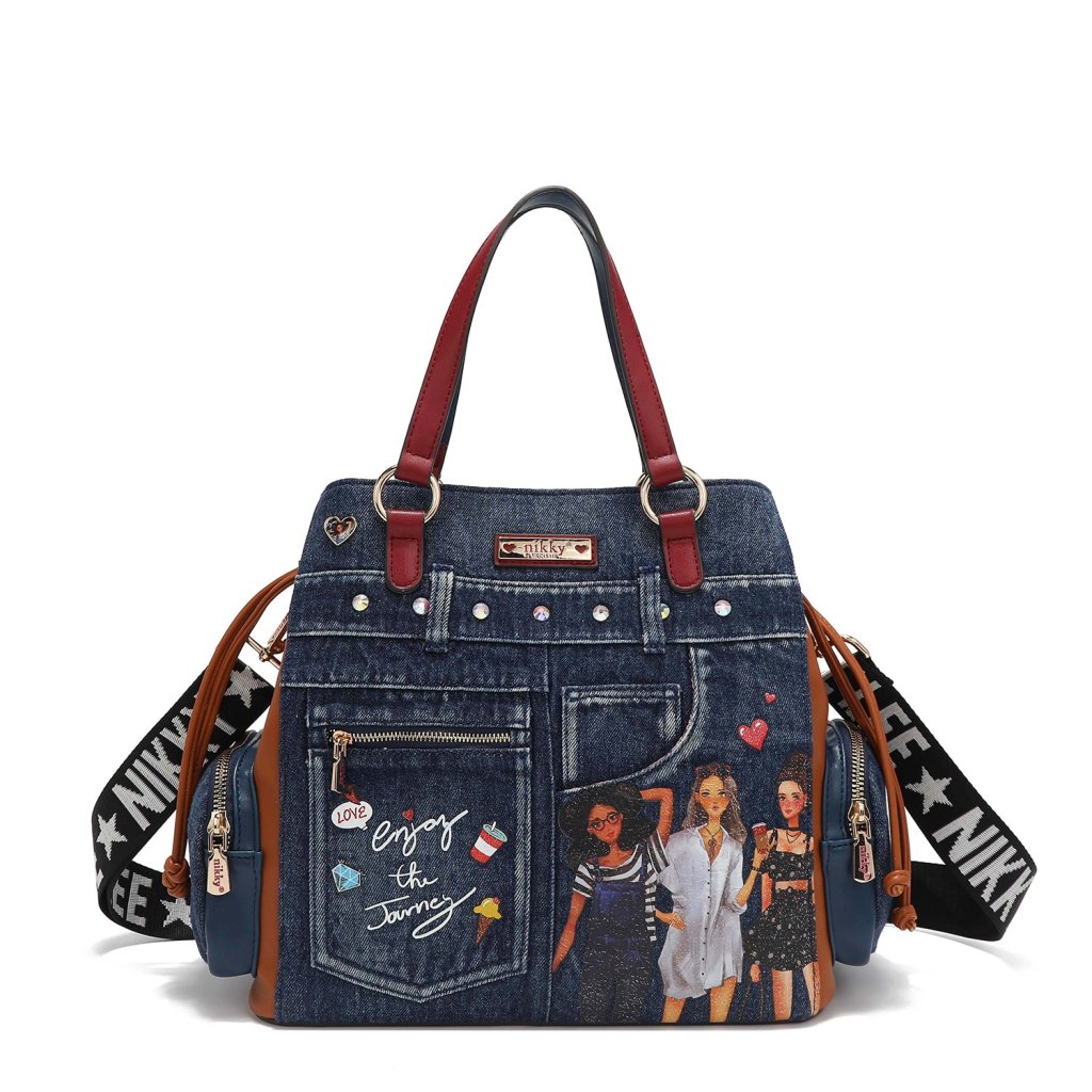 NIKKY by Nicole Lee denimová kabelka do ruky Chic Girls NK12428DCG