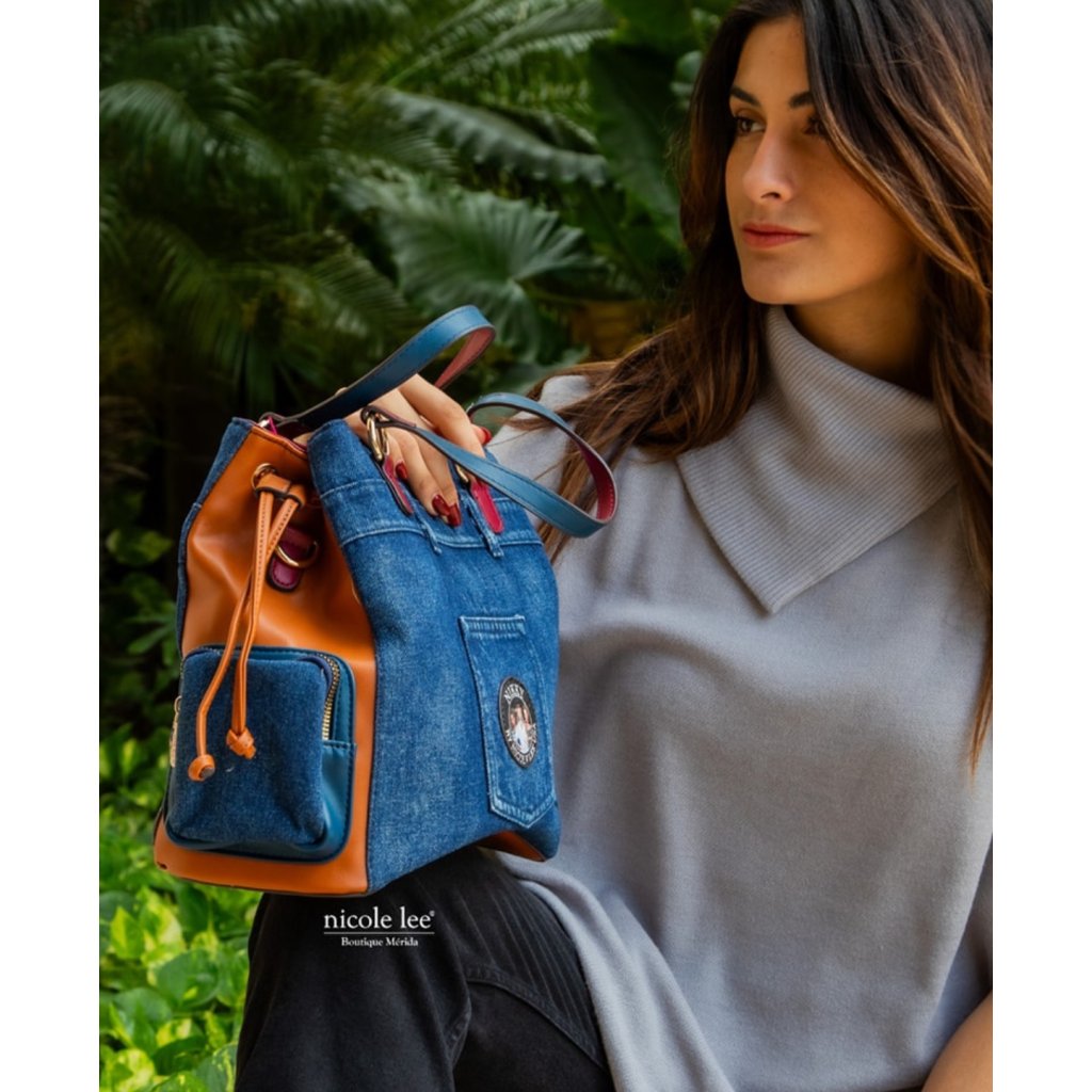 NIKKY by Nicole Lee denimová kabelka do ruky Chic Girls NK12428DCG