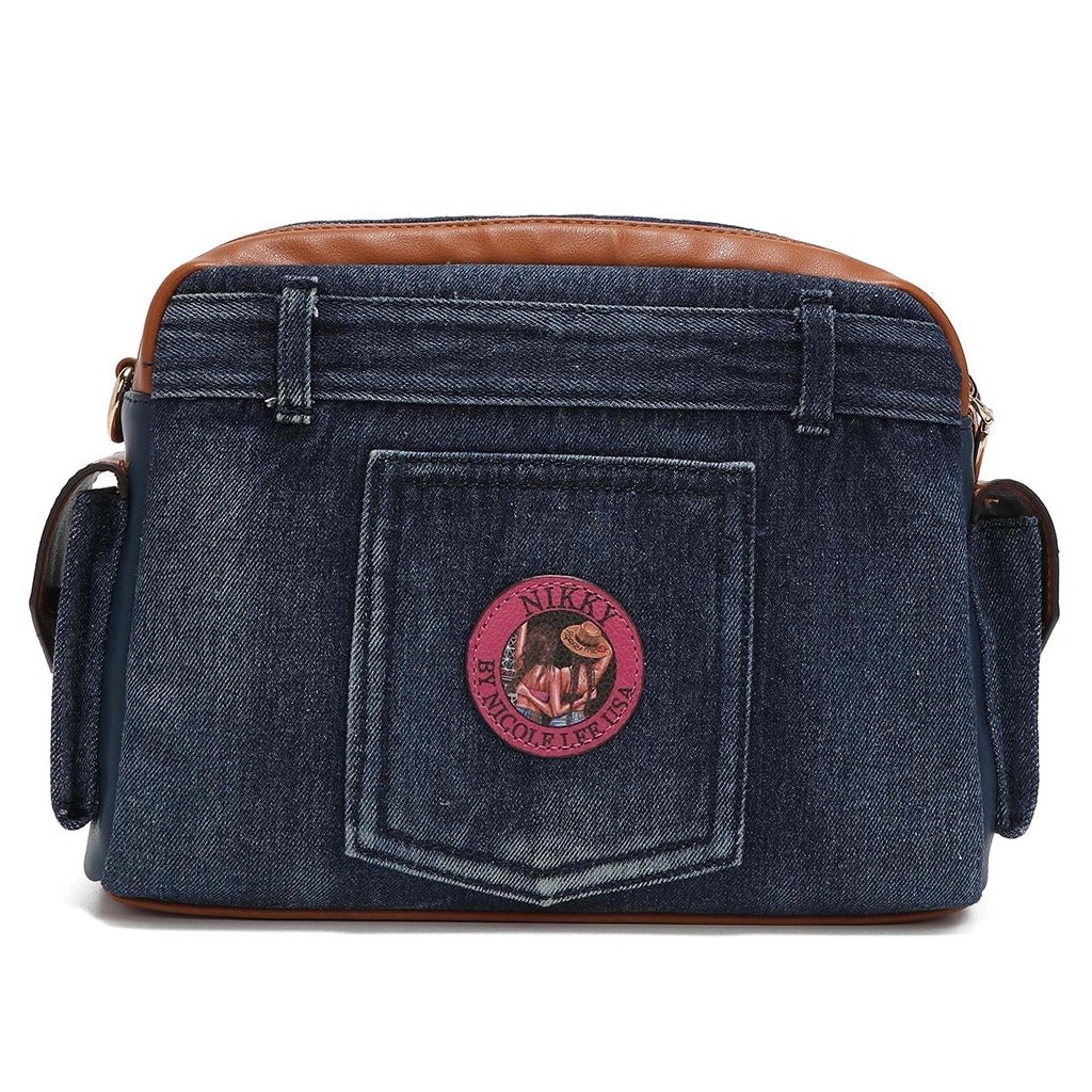 NIKKY by Nicole Lee denimová crossbody kabelka The Happy Together NK11019D-THT