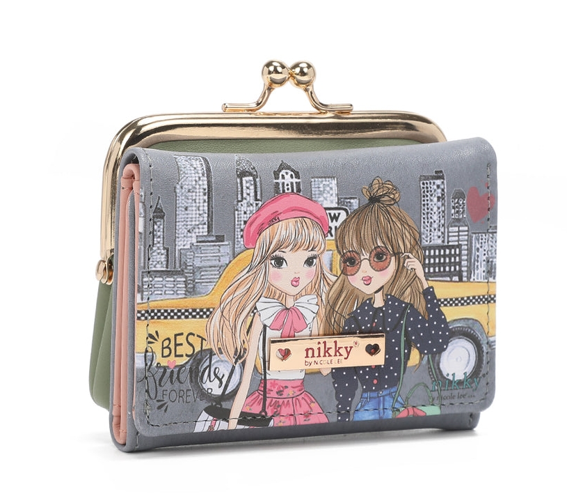 NIKKY by Nicole Lee peňaženka na mince 2v1 Friends Look Alike NK22524FR