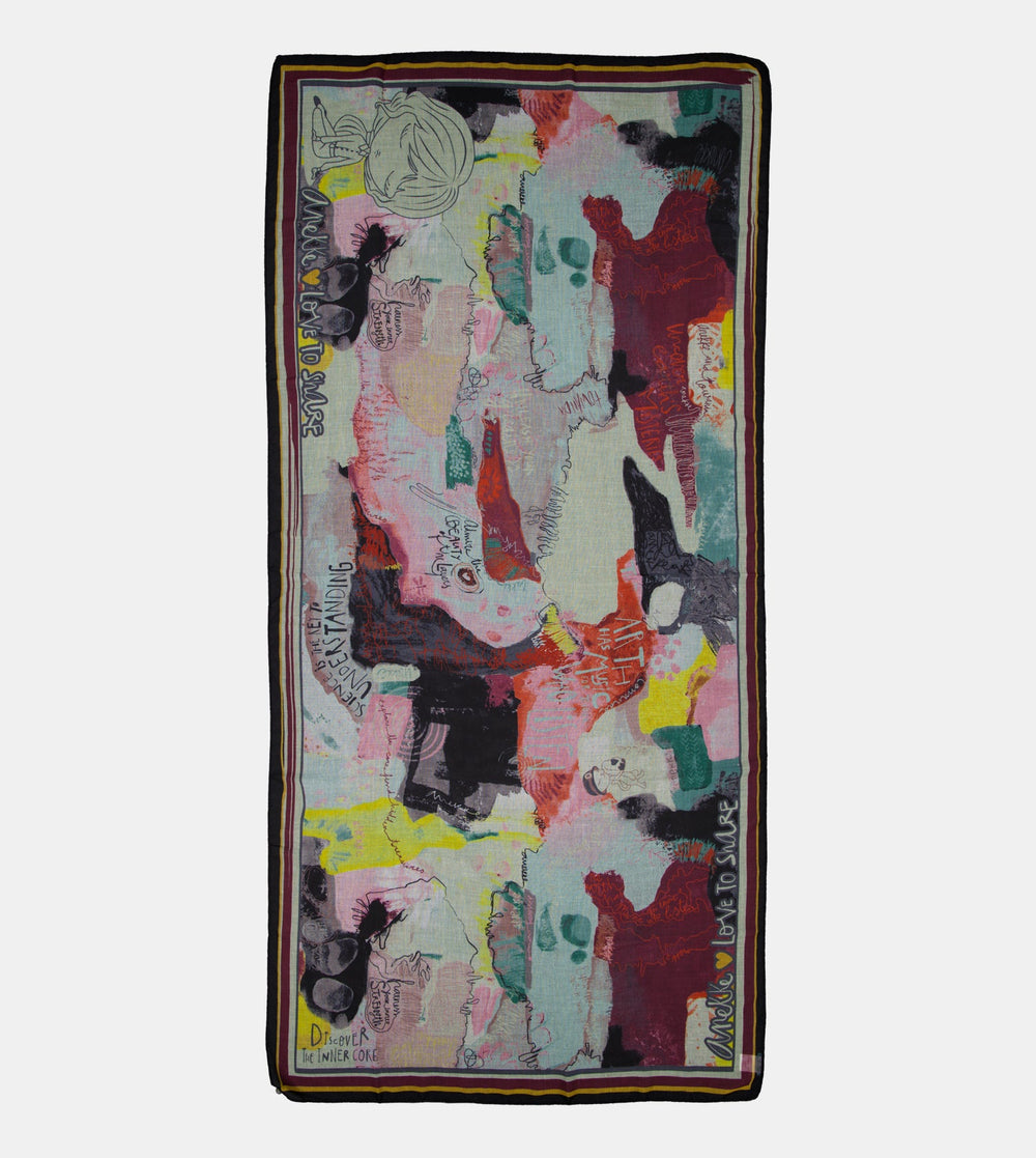 Anekke Core vzorovaná dámska šatka 185 x 90 cm 39480-051