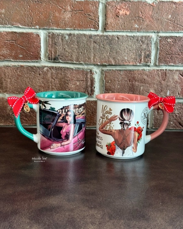 NICOLE LEE šálka 360ml Hollywood Drive CUP7606-HD