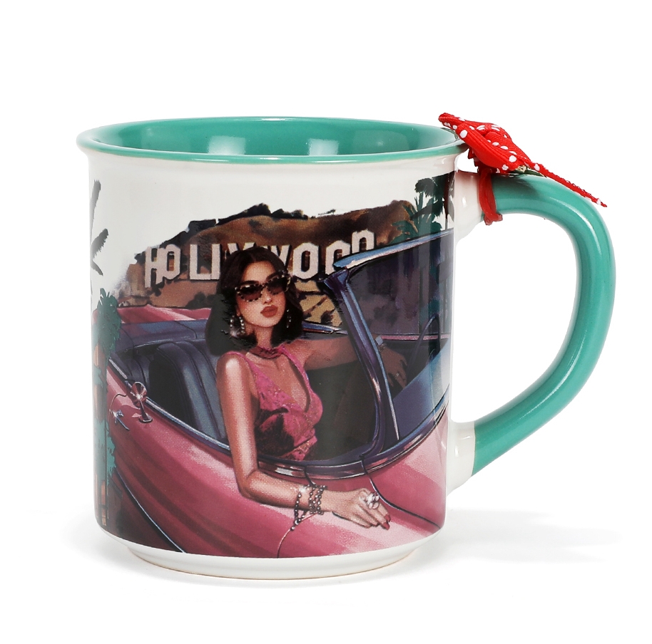 NICOLE LEE šálka 360ml Hollywood Drive CUP7606-HD