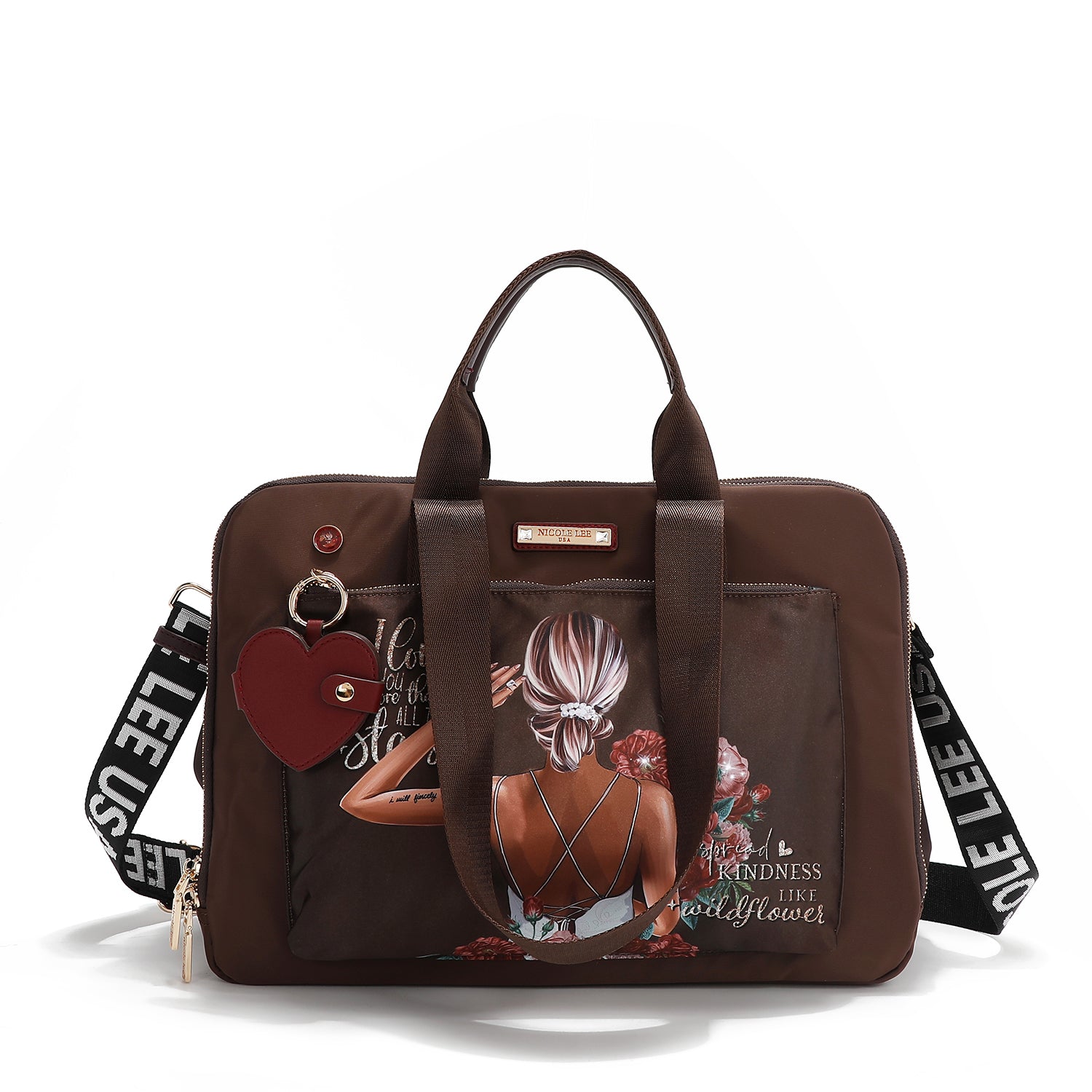 NICOLE LEE nylonová taška na notebook Blind Date PRT17127-BD