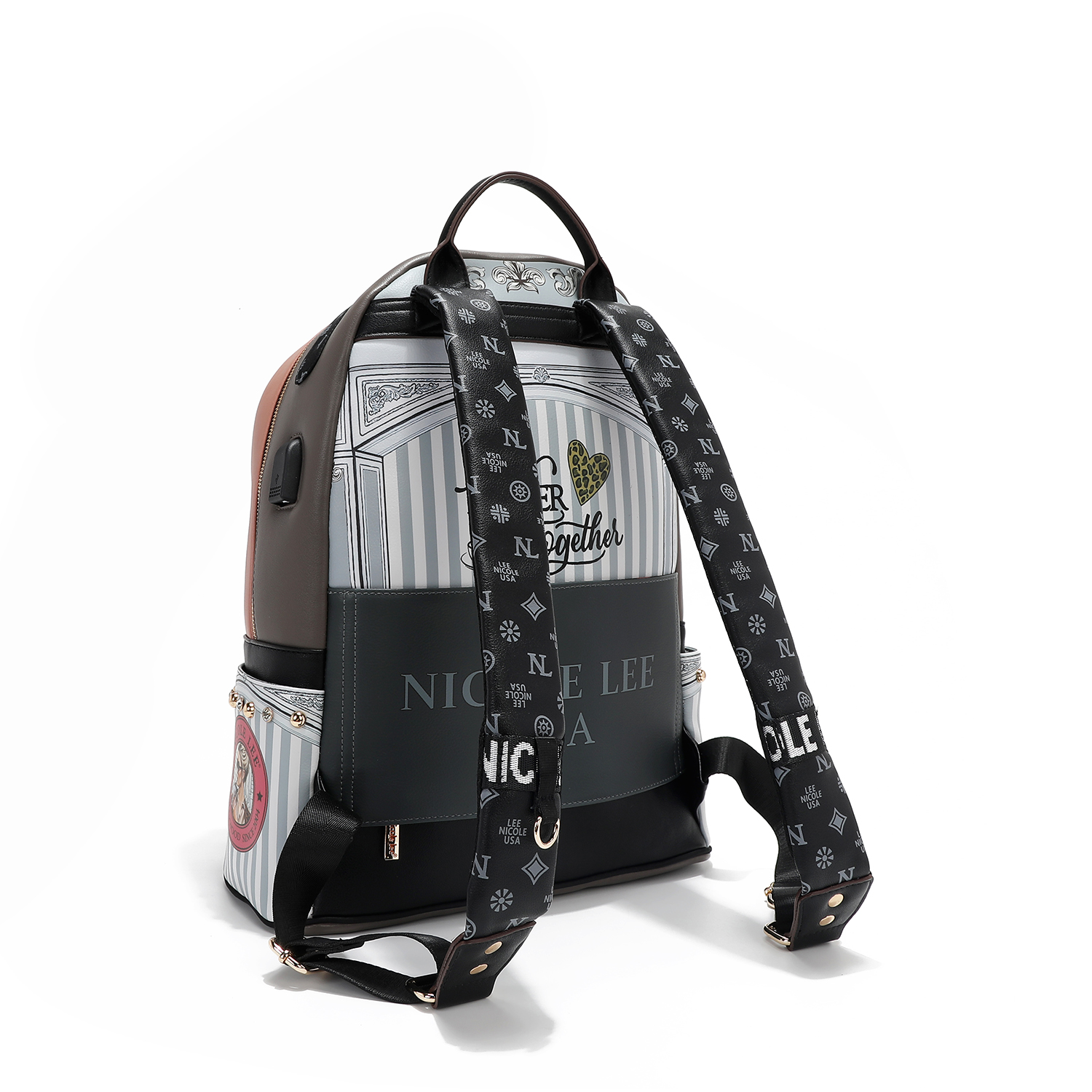 NICOLE LEE batoh maxi + puzdro Ladies Night Out USB12769L-LNO