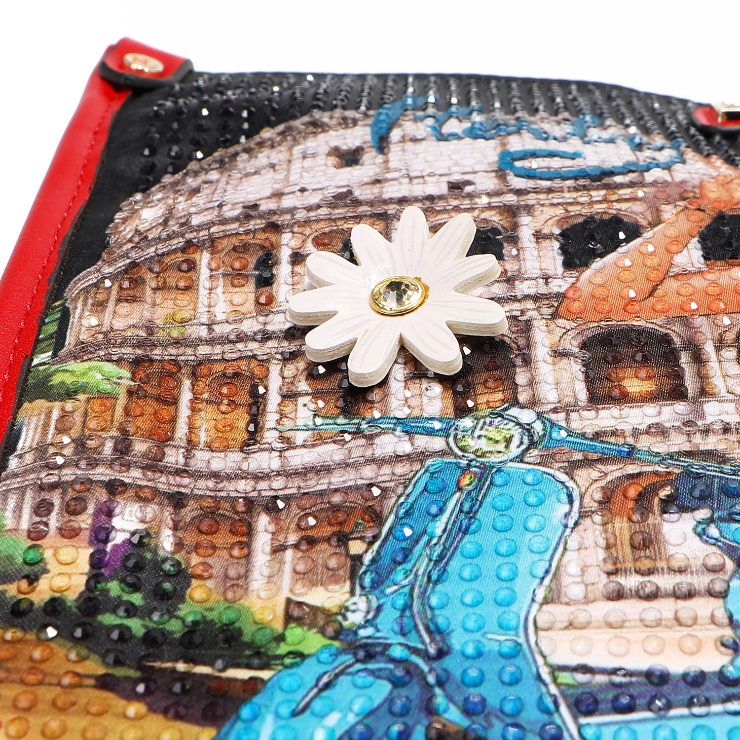 NICOLE LEE čierna crossbody kabelka so širokým popruhom Martha Travels Italy MTI17217