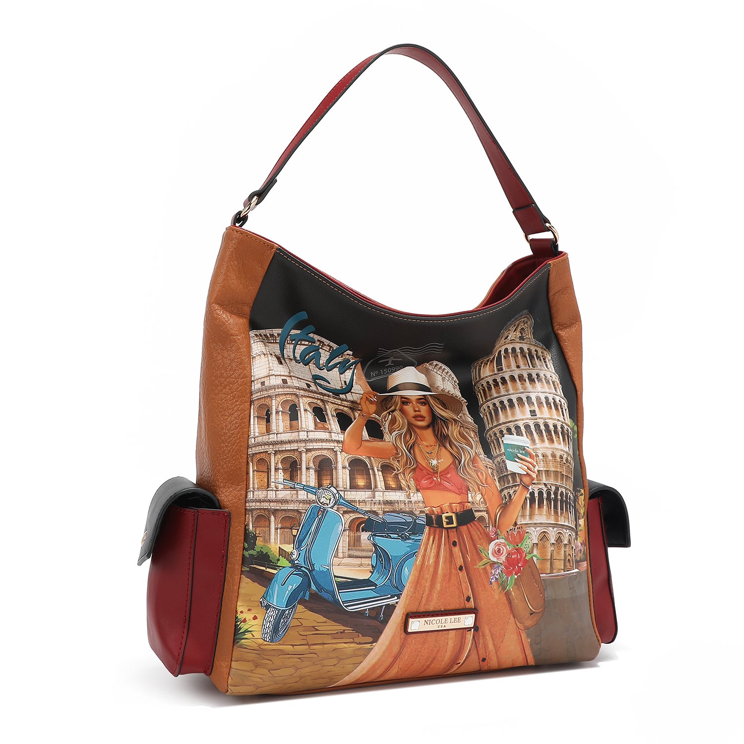 NICOLE LEE set kabeliek a peňaženka Martha Travels Italy SET17296-MTI