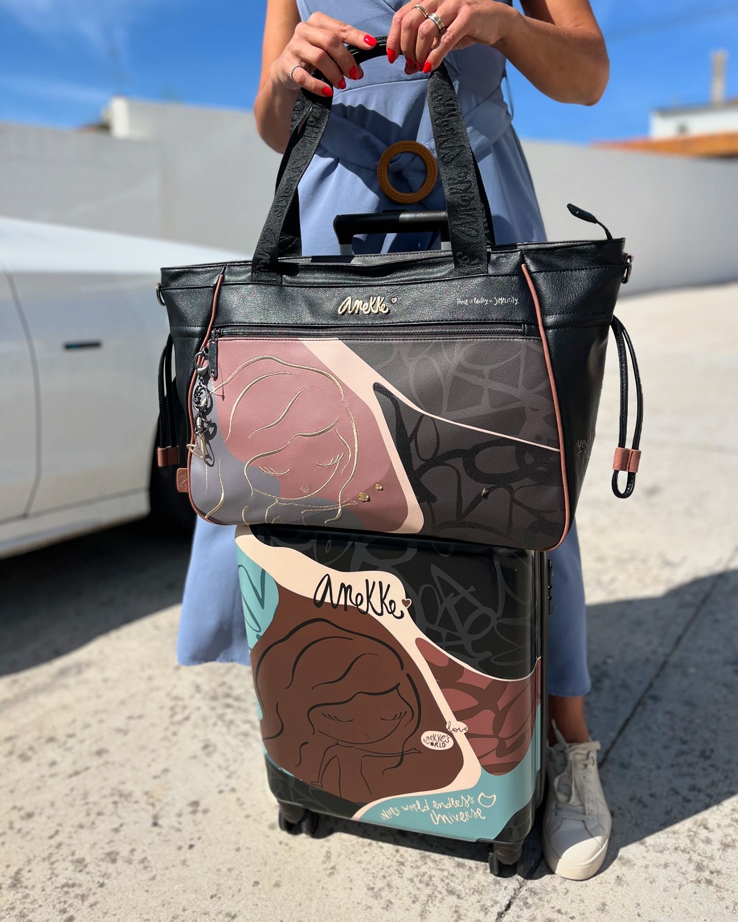 Anekke Heartbeat cestovný kufor malý 55cm 39474-401