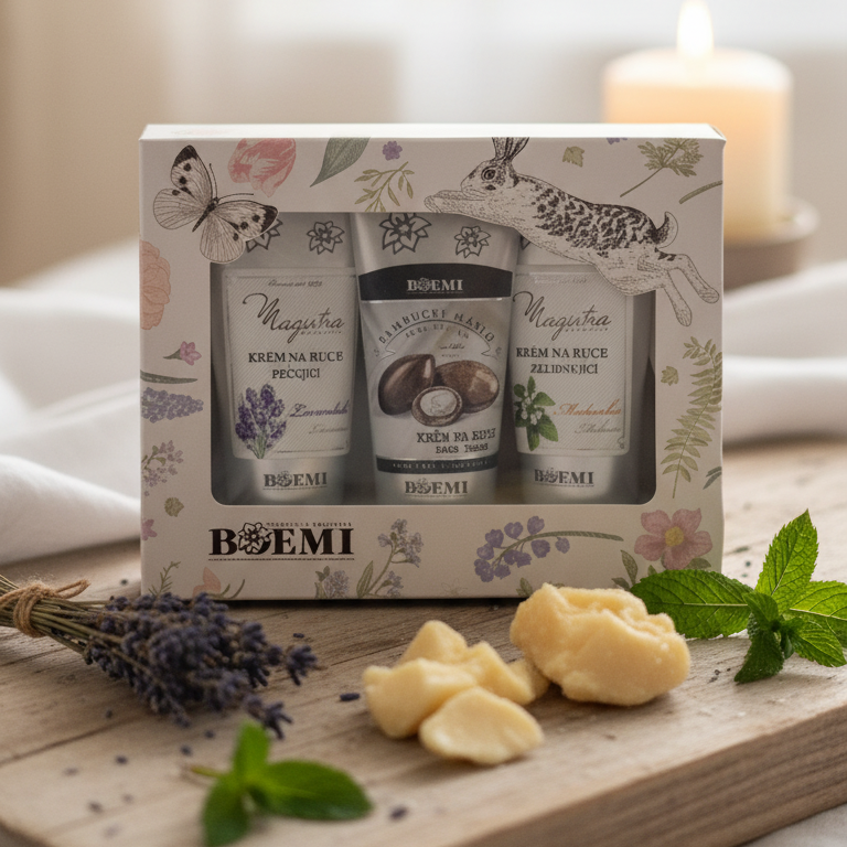 Boemi darčeková kazeta 3 krémov na ruky 3x70ml  