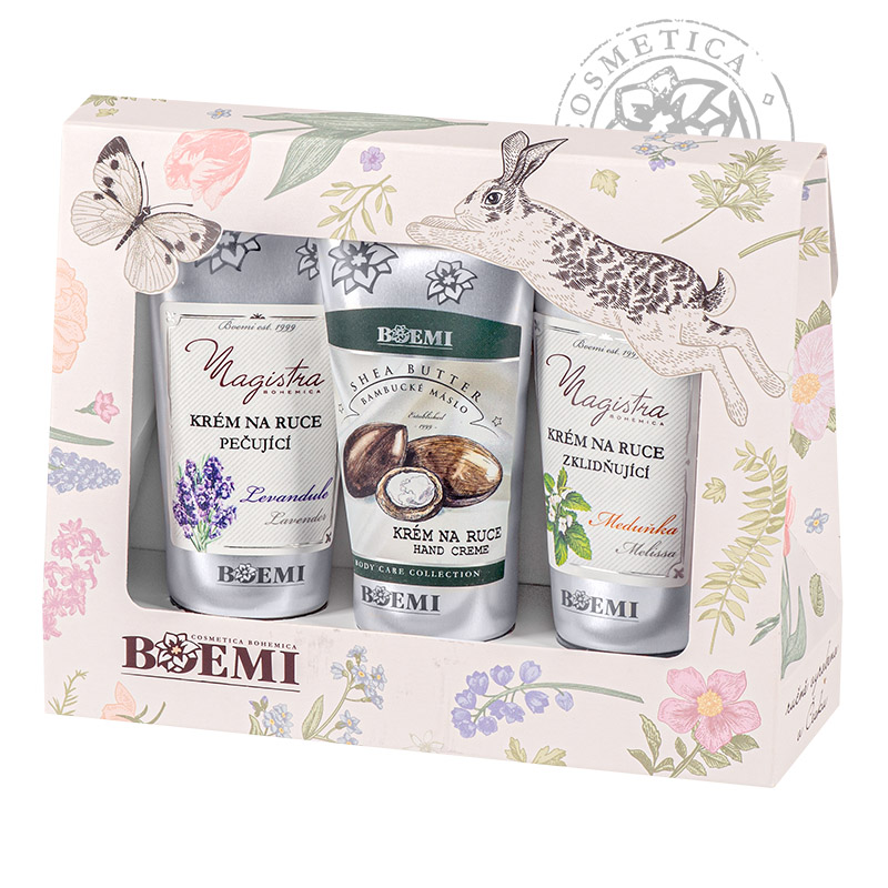 Boemi darčeková kazeta 3 krémov na ruky 3x70ml  