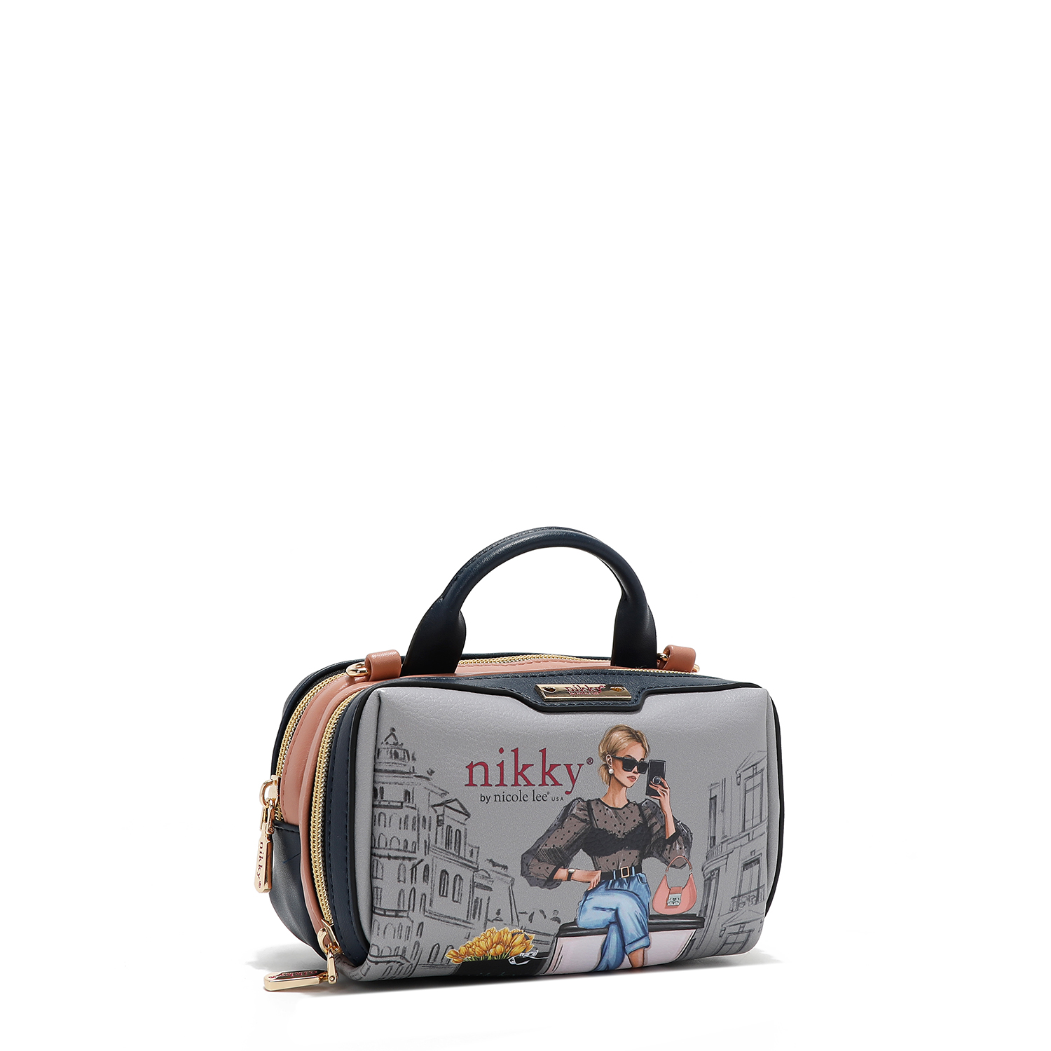 NIKKY by Nicole Lee crossbody kabelka malá Urban Coffee Dream NK22535-UCD