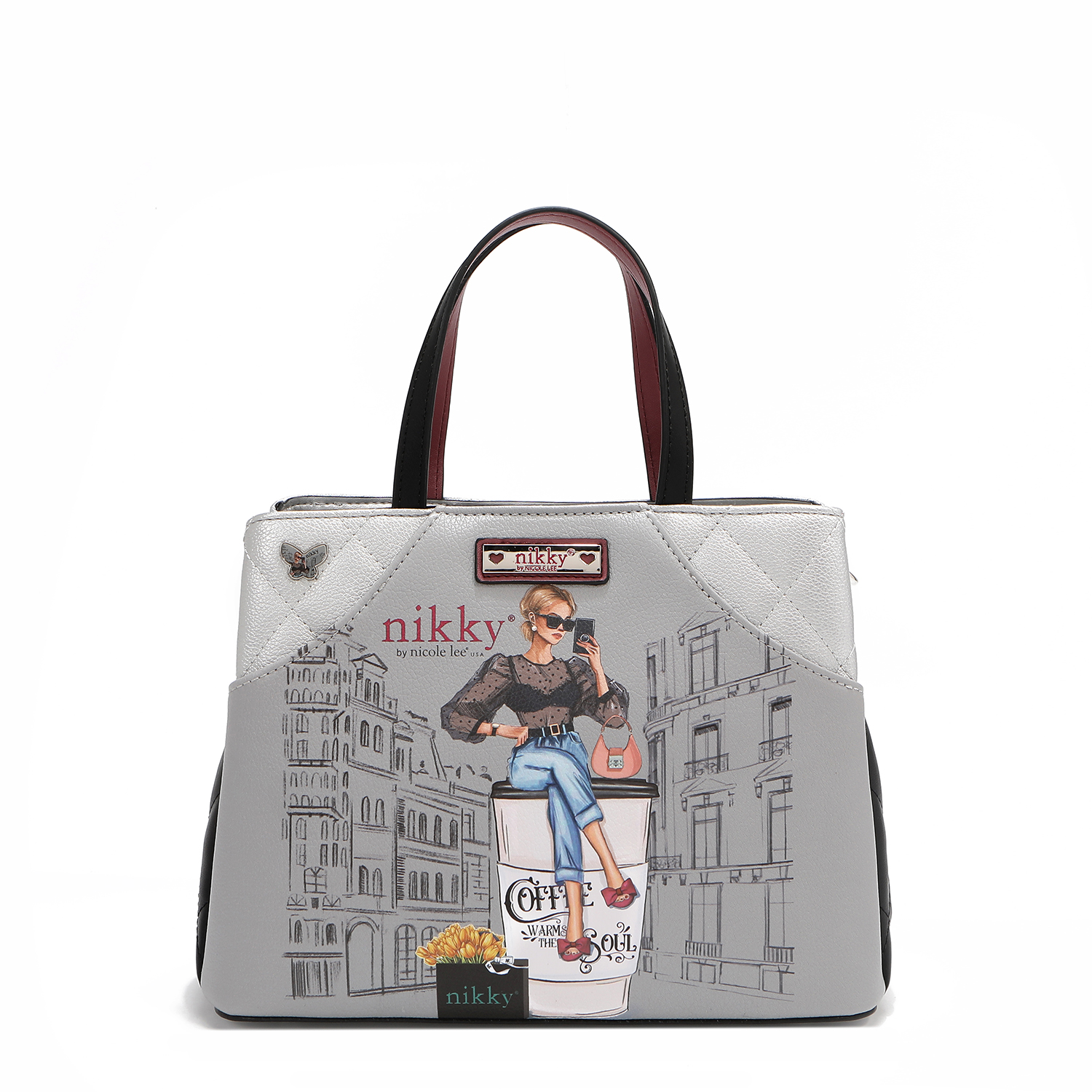 NIKKY by Nicole Lee dámska kabelka do ruky Urban Coffee Dream NK12918-UCD