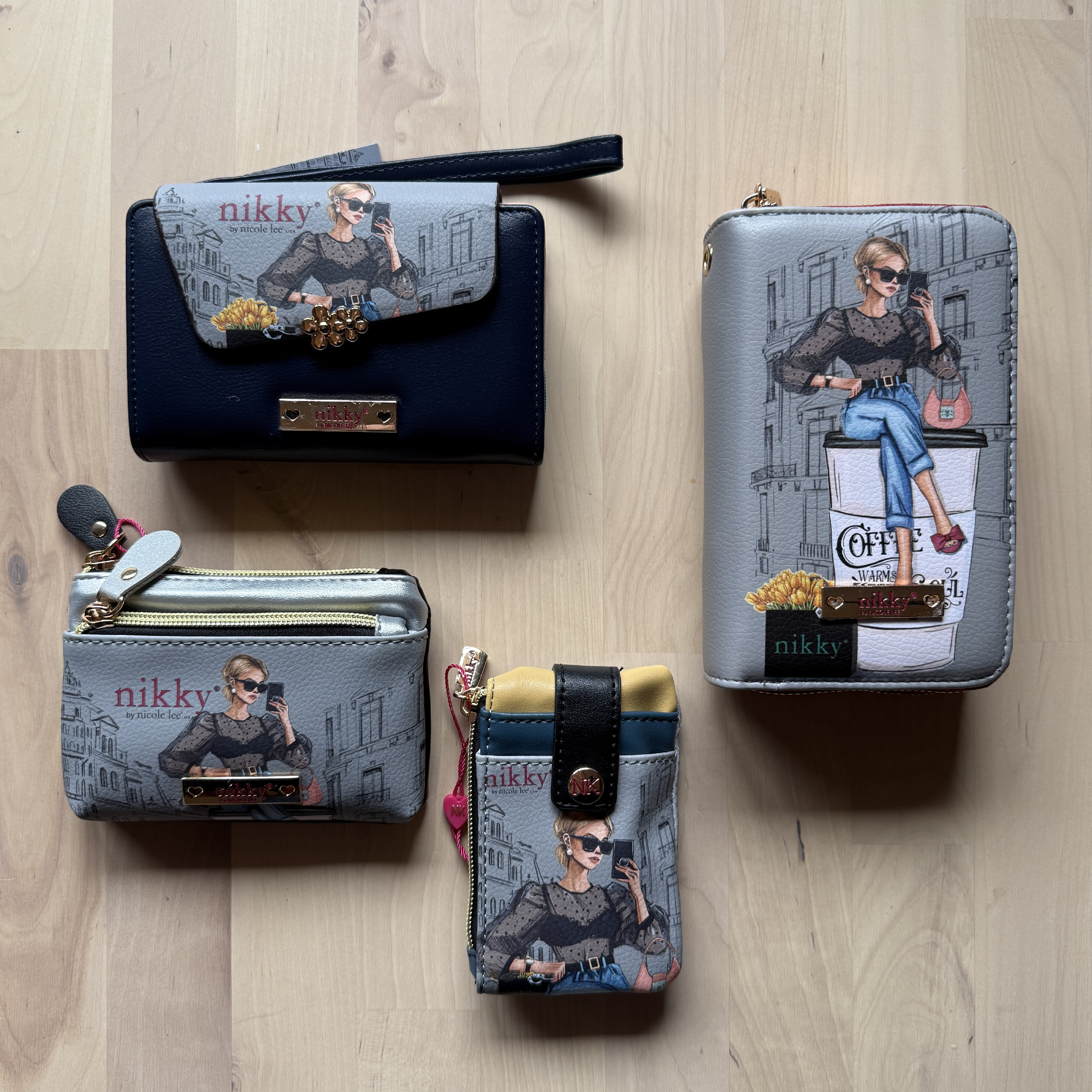 NIKKY by Nicole Lee peňaženka Urban Coffee Dream NK24005-UCD