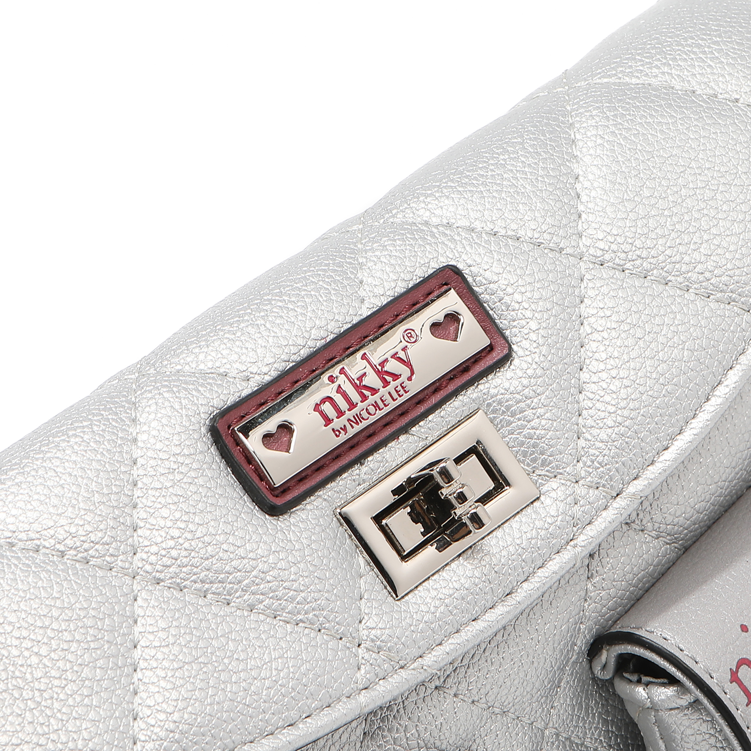 NIKKY by Nicole Lee strieborná crossbody kabelka Urban Coffee Dream NK12917-UCD