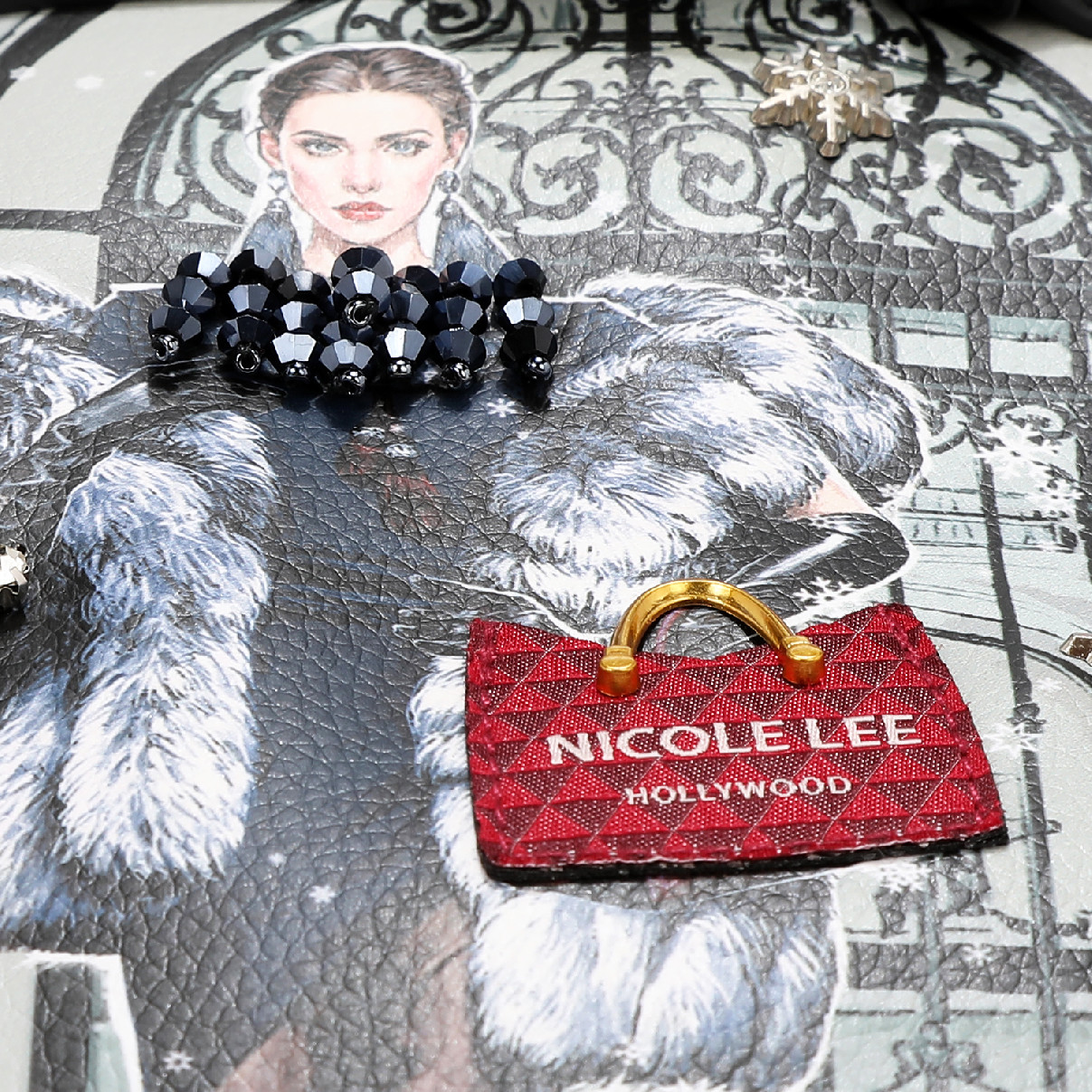 NICOLE LEE kabelka na plece Moda Snowflake MOD17421