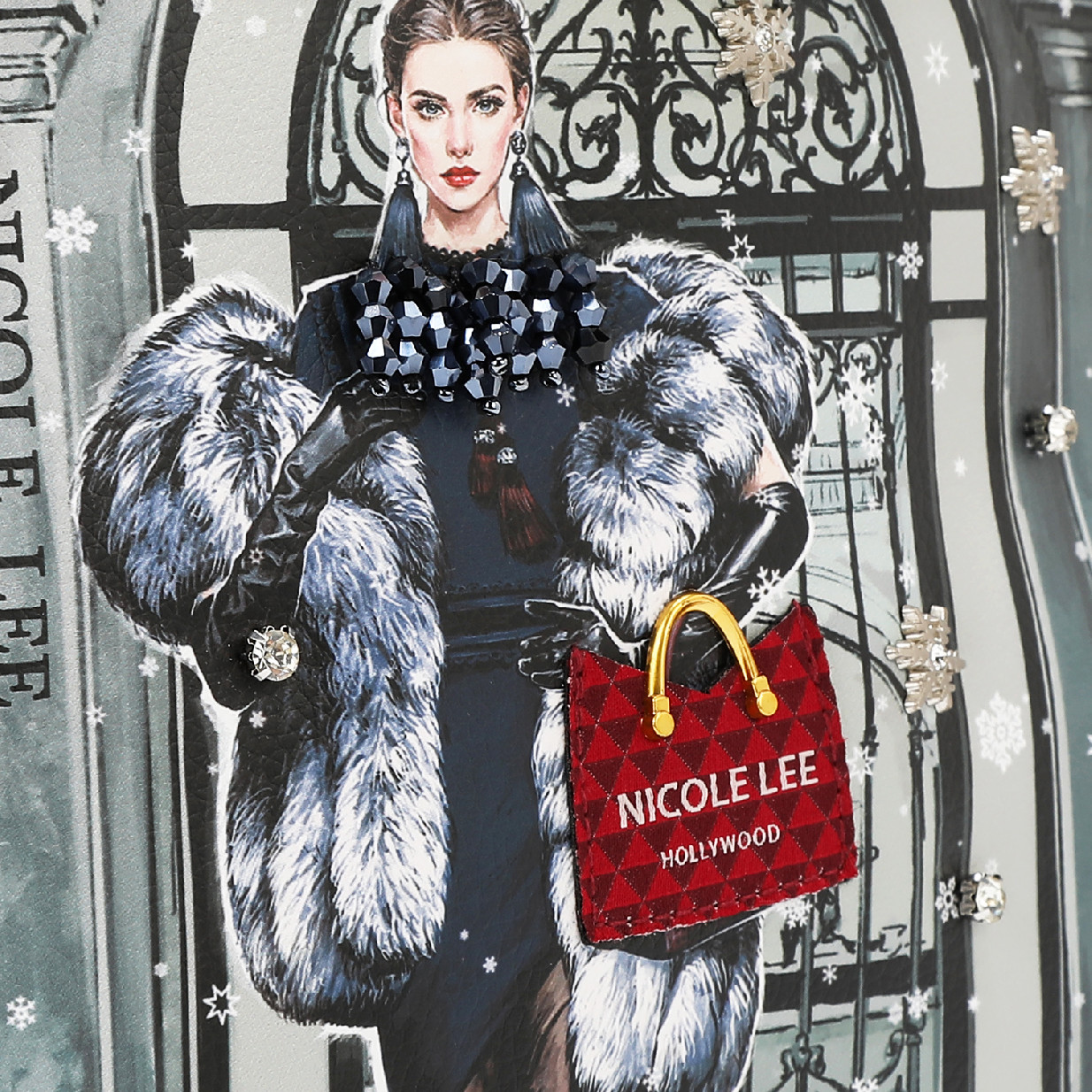 NICOLE LEE kabelka na plece Moda Snowflake MOD17421