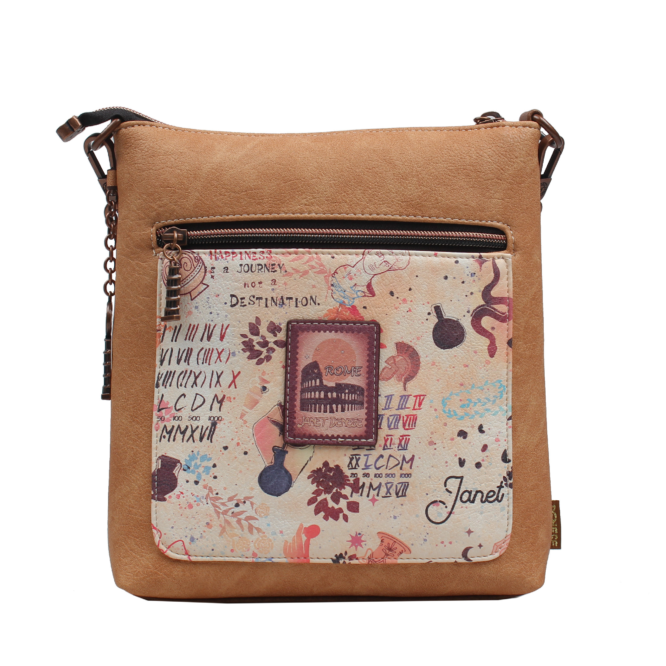 Janet Denese crossbody kabelka dámska Tour Of Rome J-113