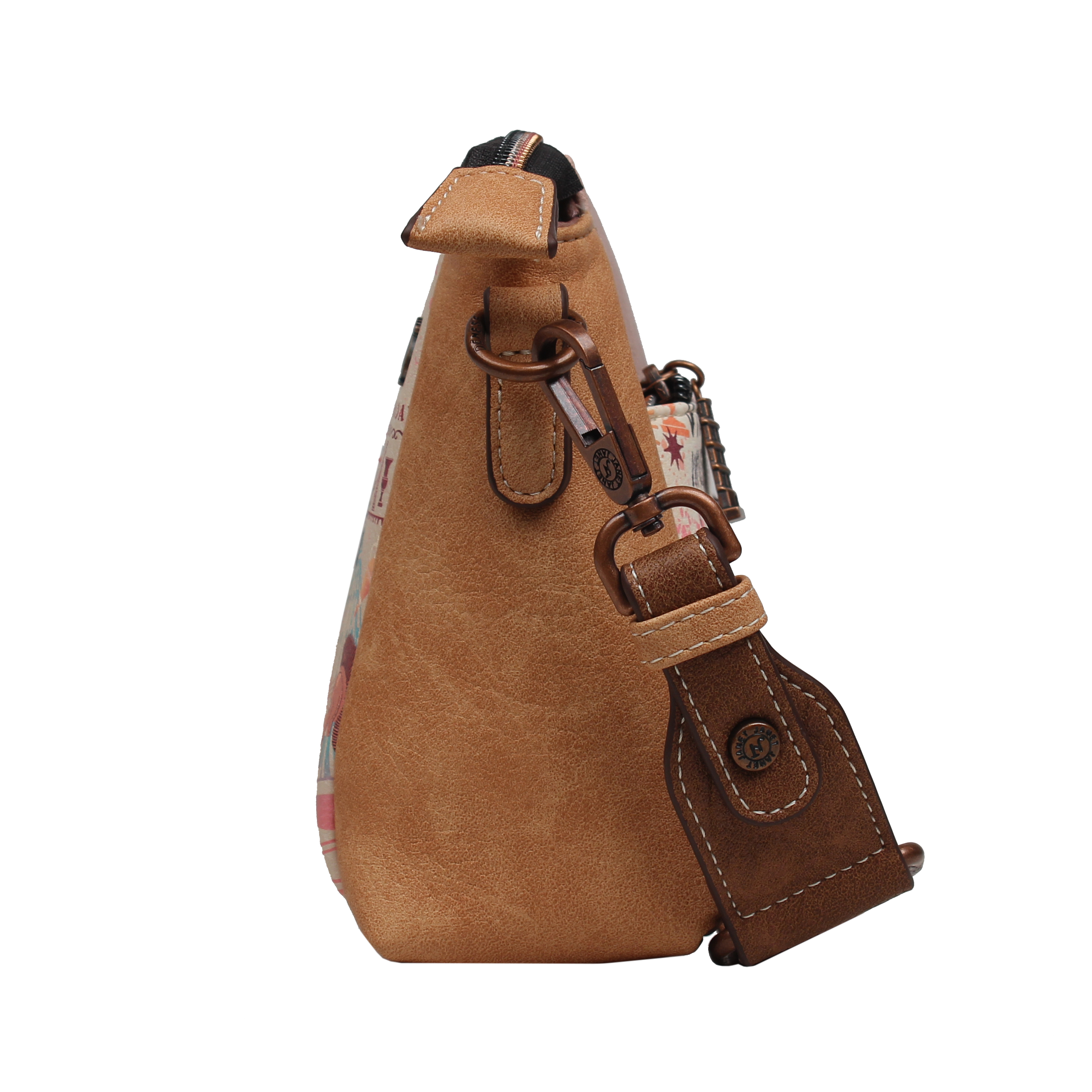 Janet Denese crossbody kabelka so širokým popruhom Tour Of Rome J-053B