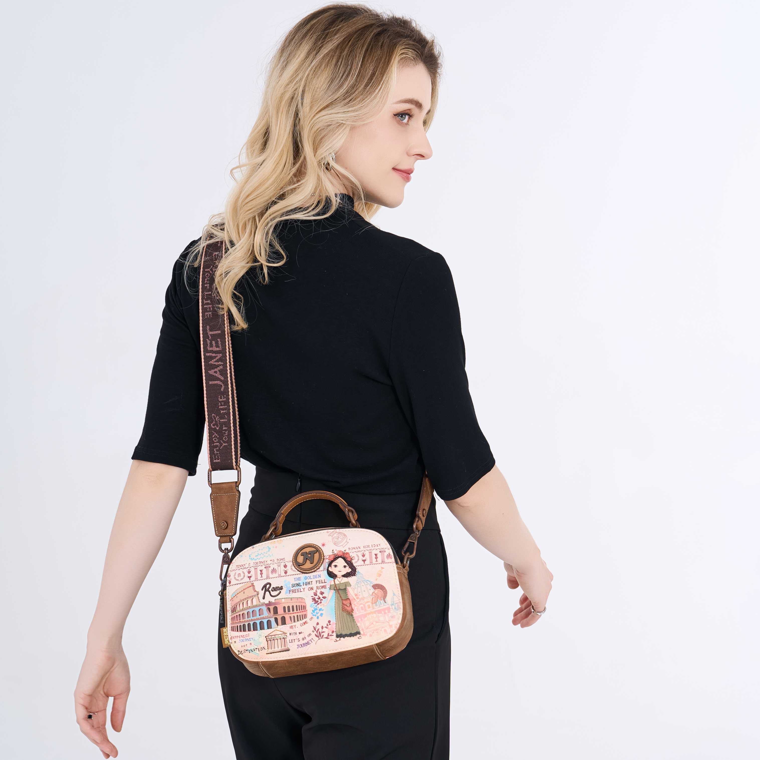 Janet Denese dámska crossbody kabelka Tour Of Rome J-085B