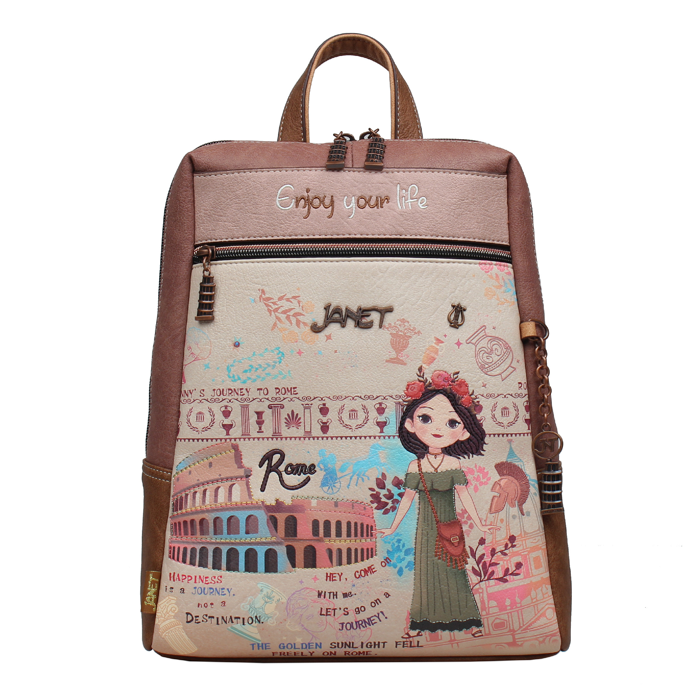 Janet Denese dámsky batoh Tour Of Rome J-022B