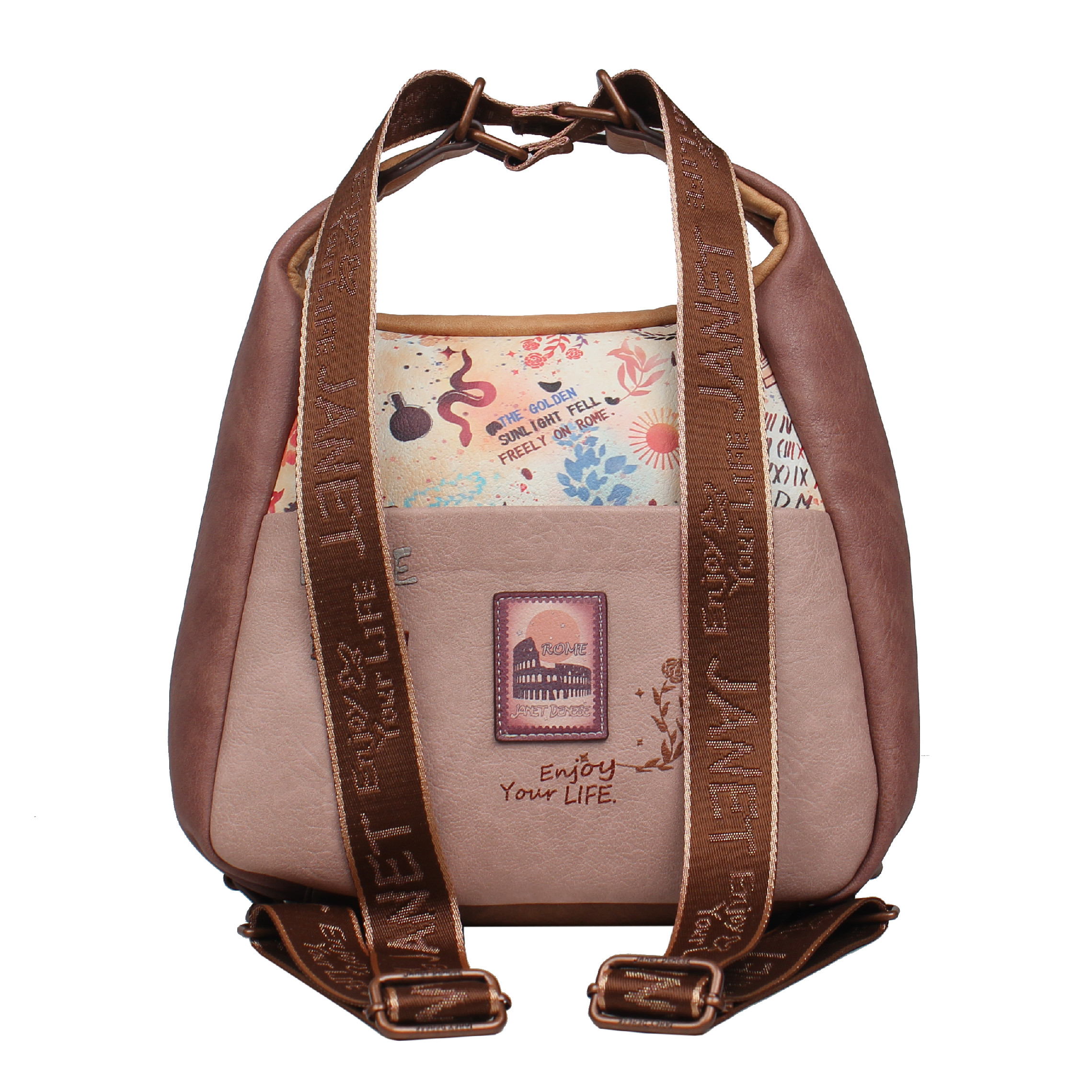 Janet Denese kabelka a batoh v jednom Tour Of Rome J-119A