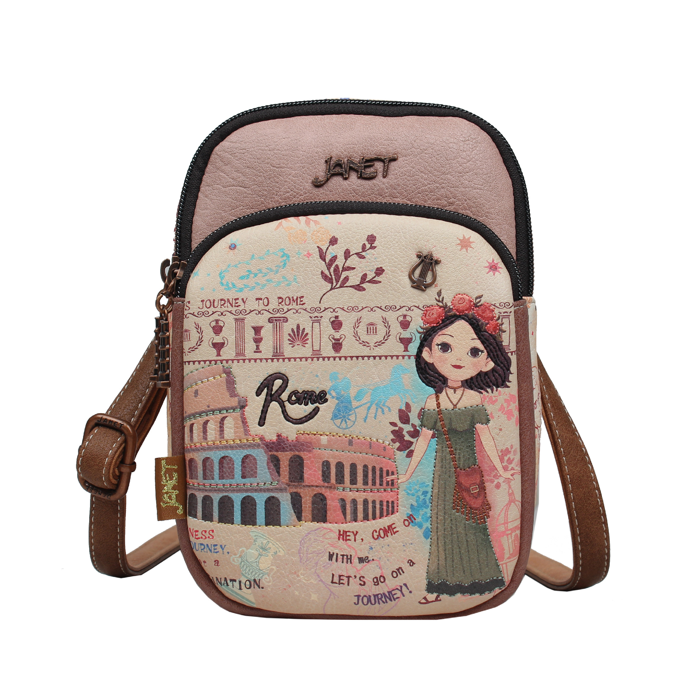 Janet Denese malá kabelka Tour Of Rome J-066B