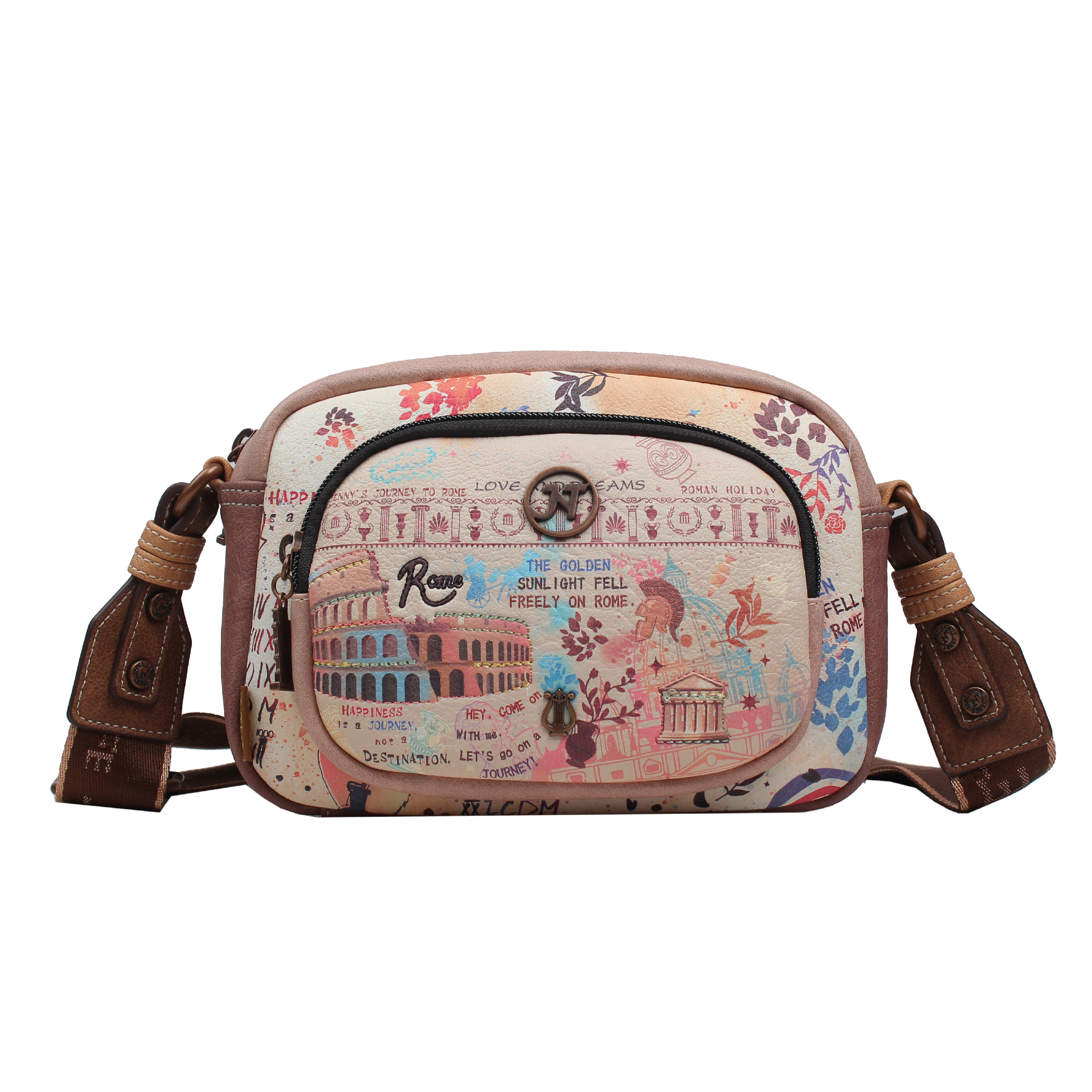 Janet Denese menšia dámska crossbody kabelka Tour Of Rome J-013D