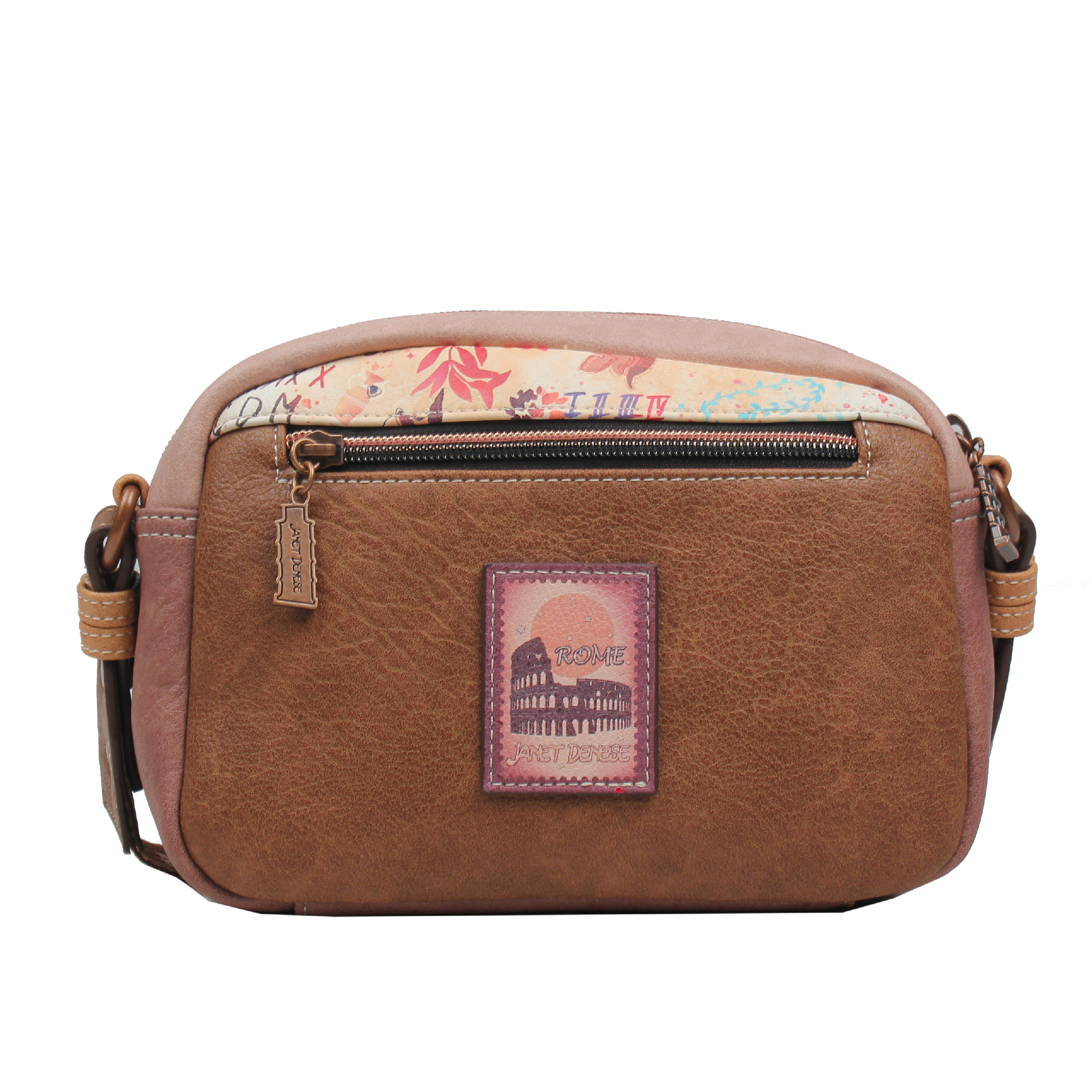 Janet Denese menšia dámska crossbody kabelka Tour Of Rome J-013D