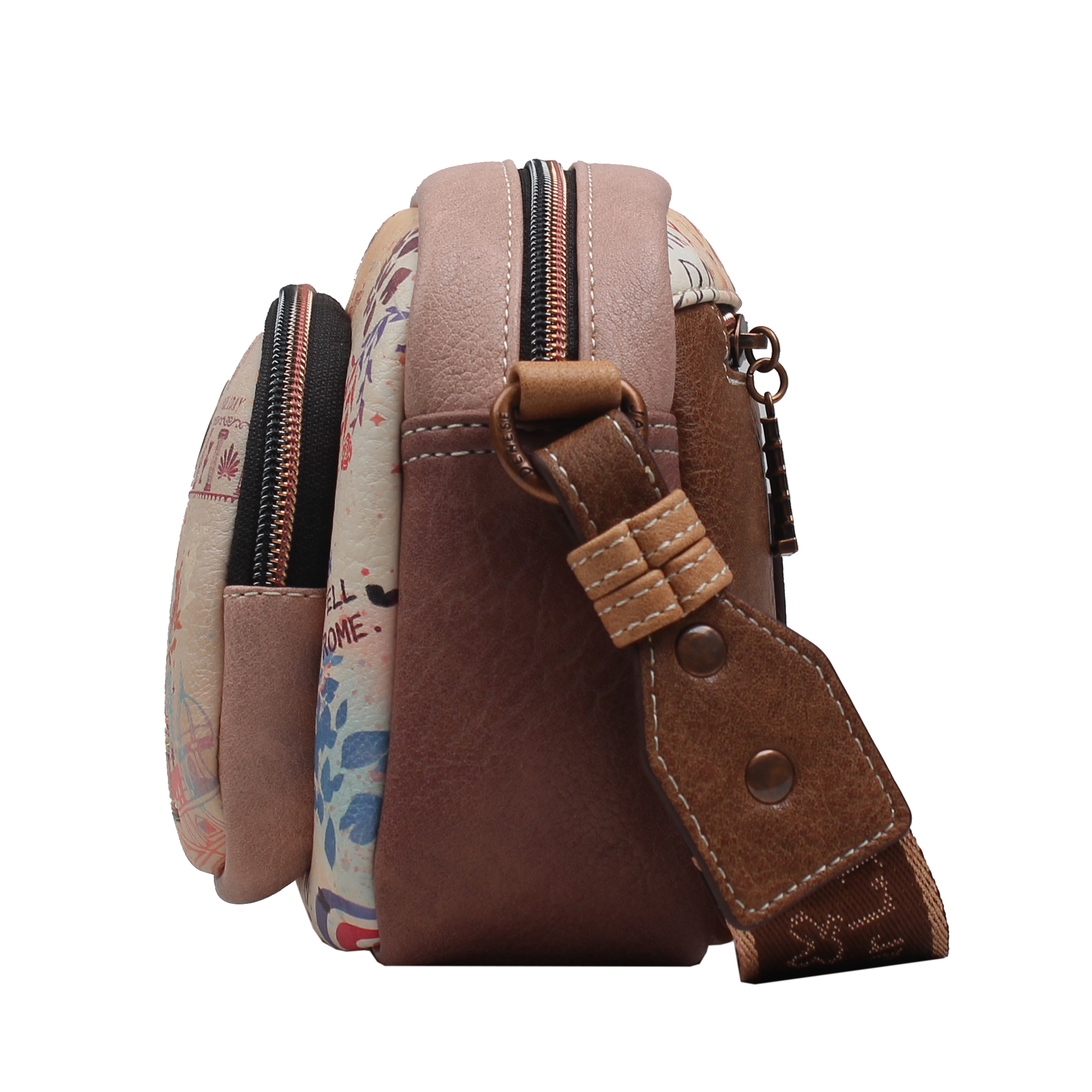 Janet Denese menšia dámska crossbody kabelka Tour Of Rome J-013D