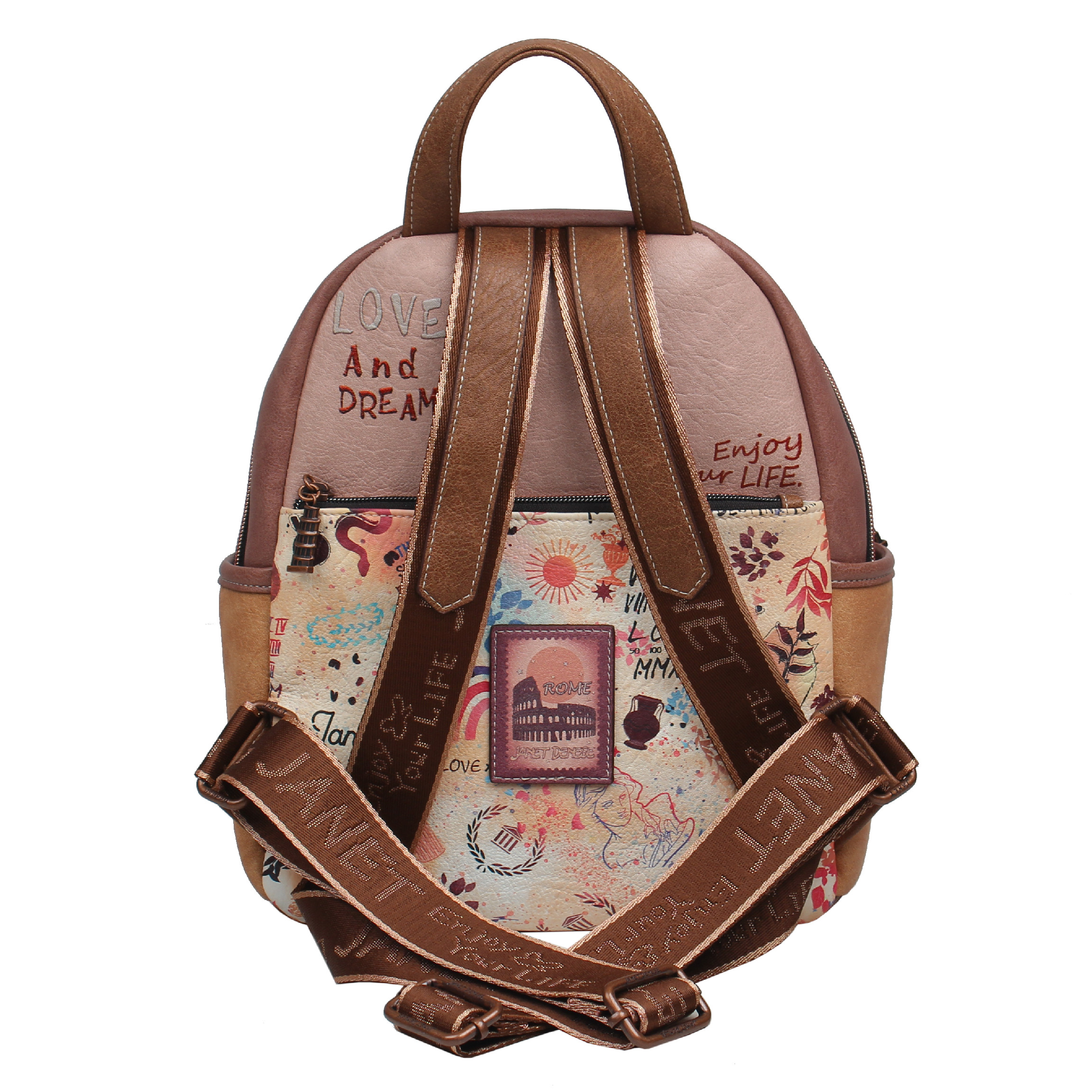 Janet Denese paktický batoh Tour Of Rome J-114