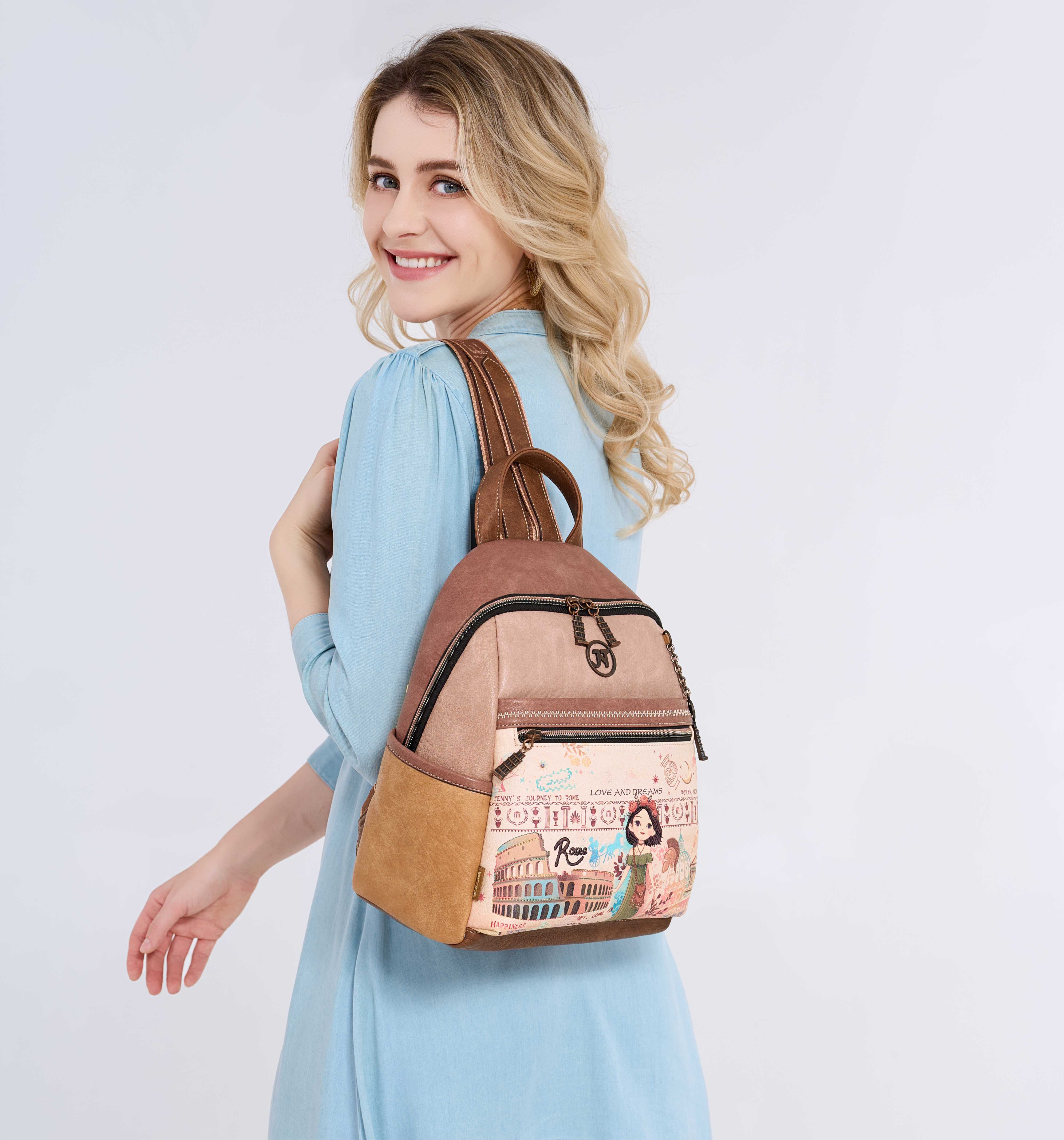 Janet Denese paktický batoh Tour Of Rome J-114