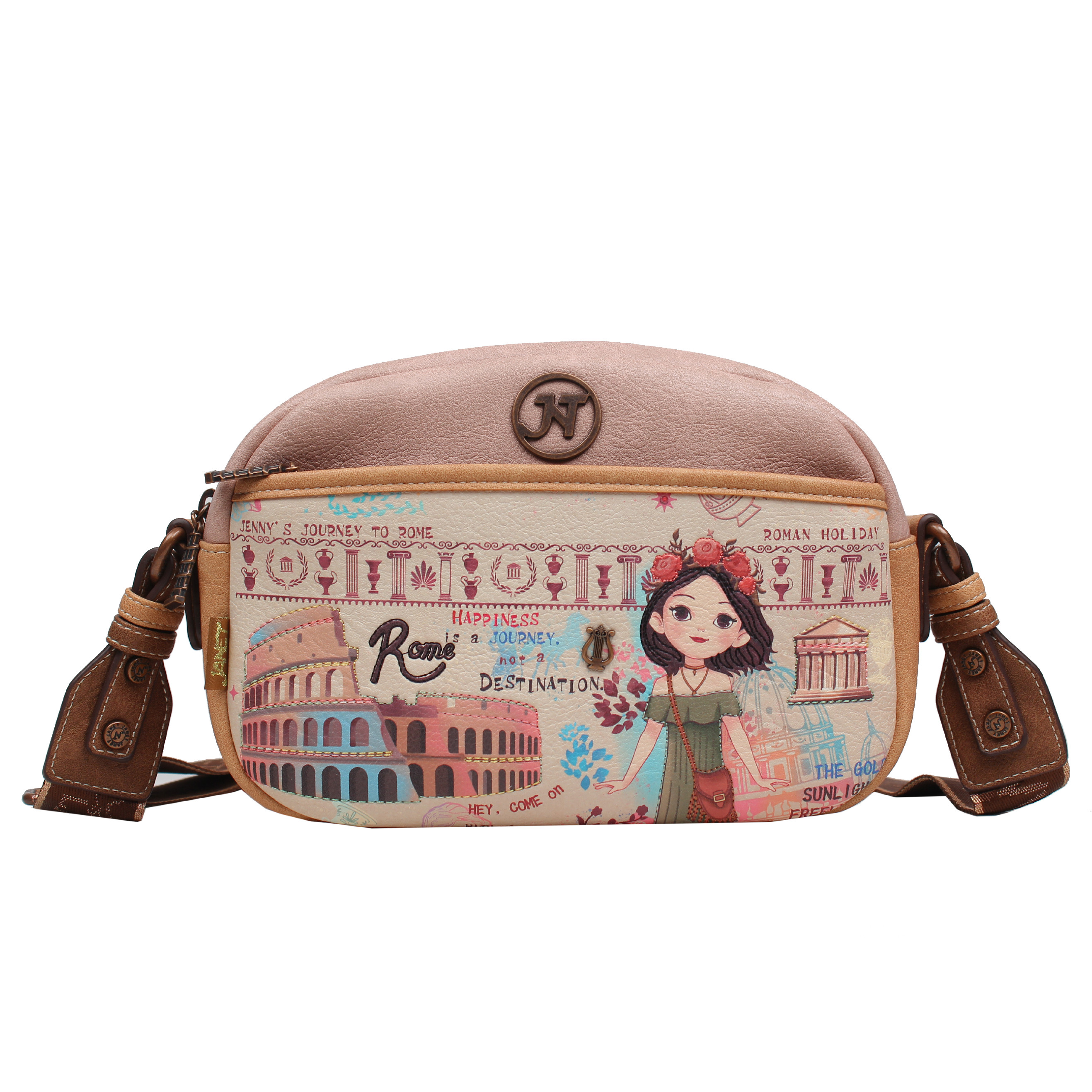 Janet Denese praktická crossbody kabelka Tour Of Rome J-007C