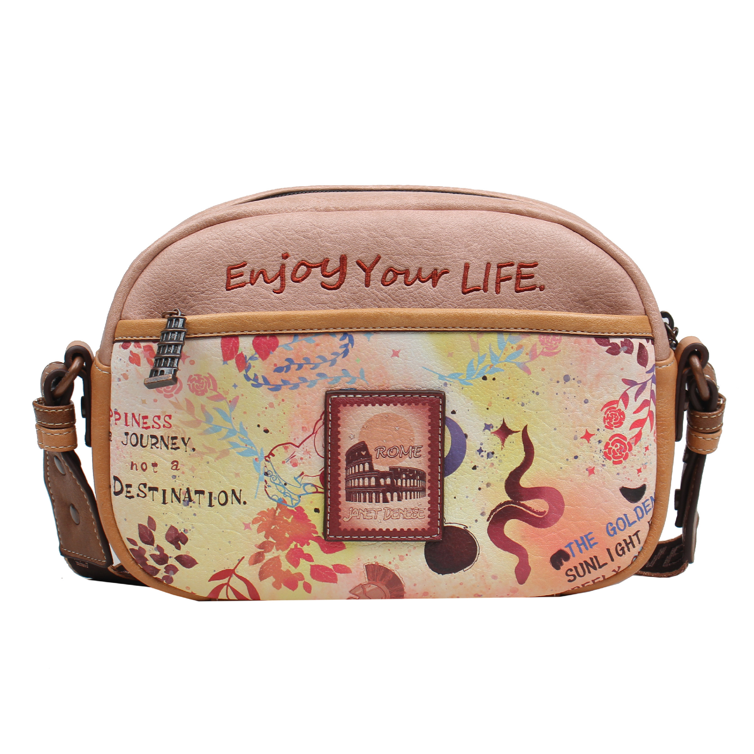 Janet Denese praktická crossbody kabelka Tour Of Rome J-007C