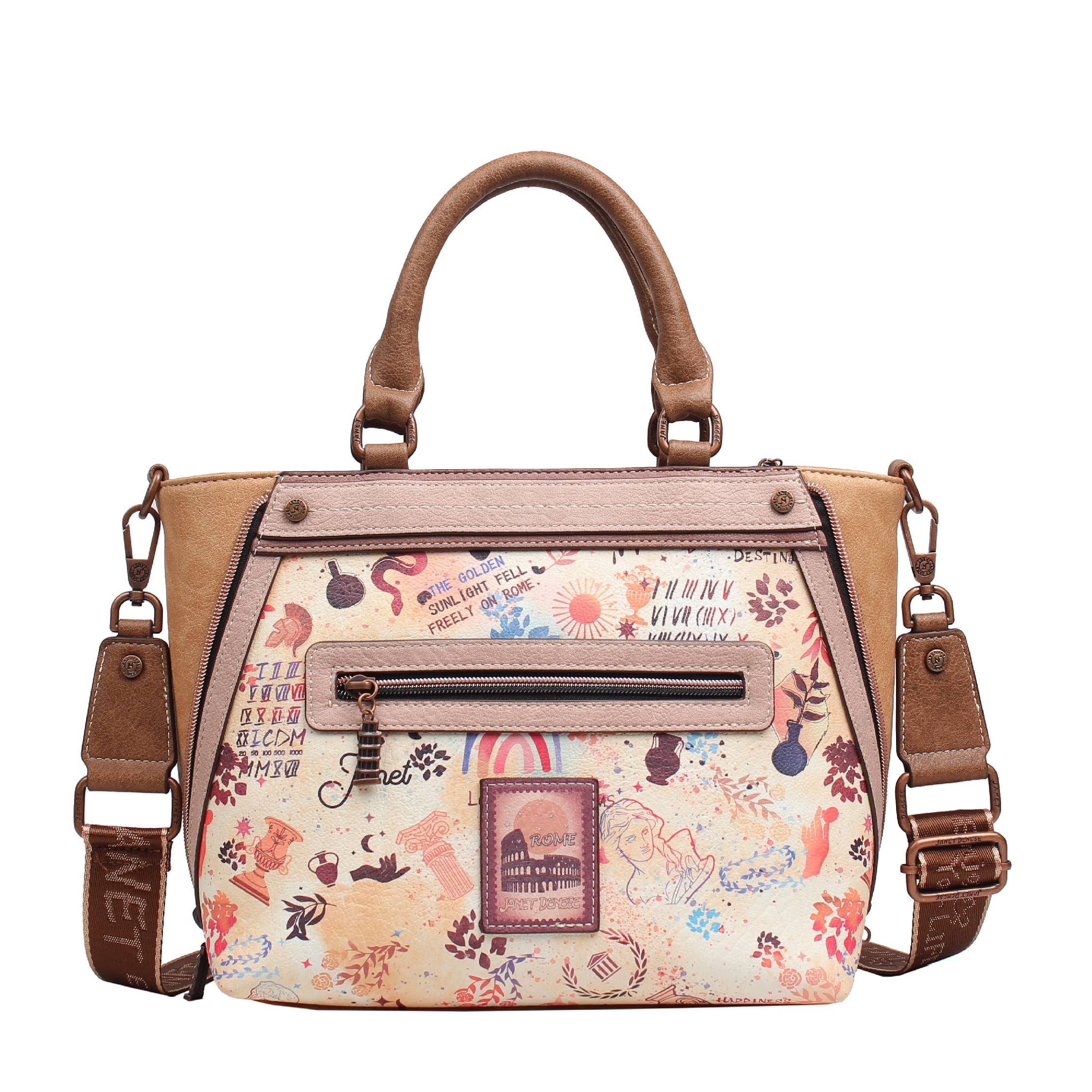 Janet Denese praktická kabelka do ruky dámska Tour Of Rome J-082B