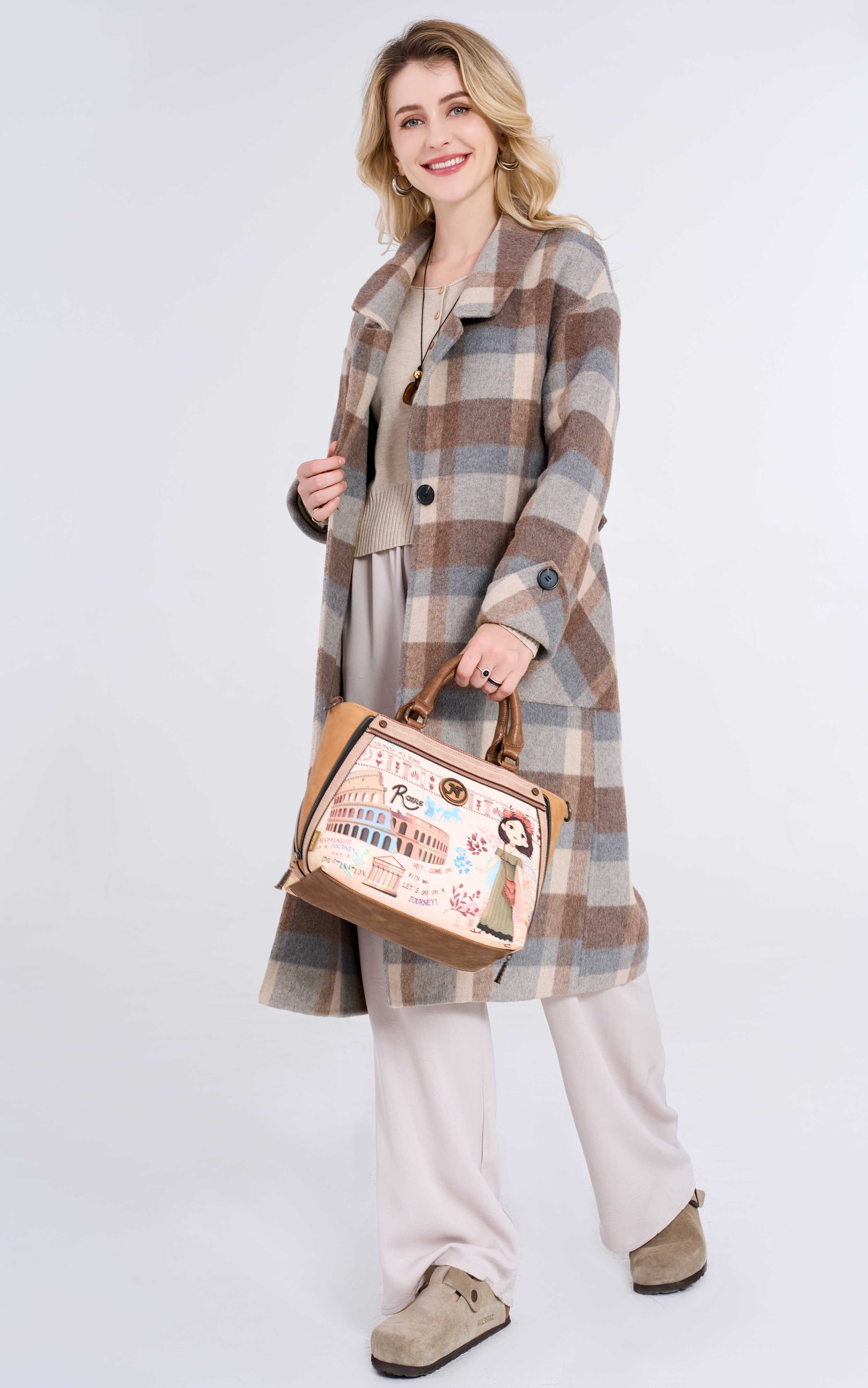 Janet Denese praktická kabelka do ruky dámska Tour Of Rome J-082B