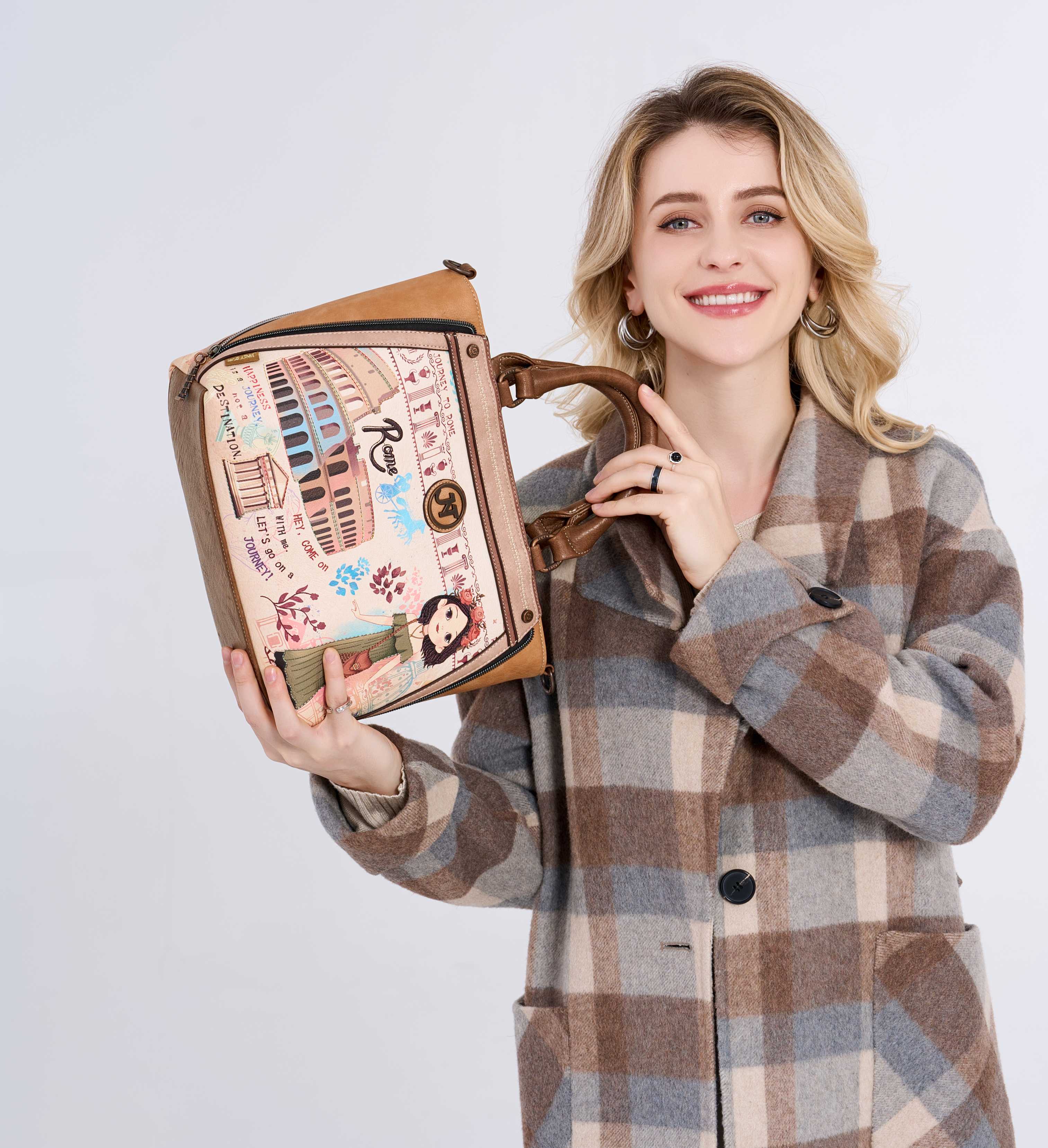 Janet Denese praktická kabelka do ruky dámska Tour Of Rome J-082B