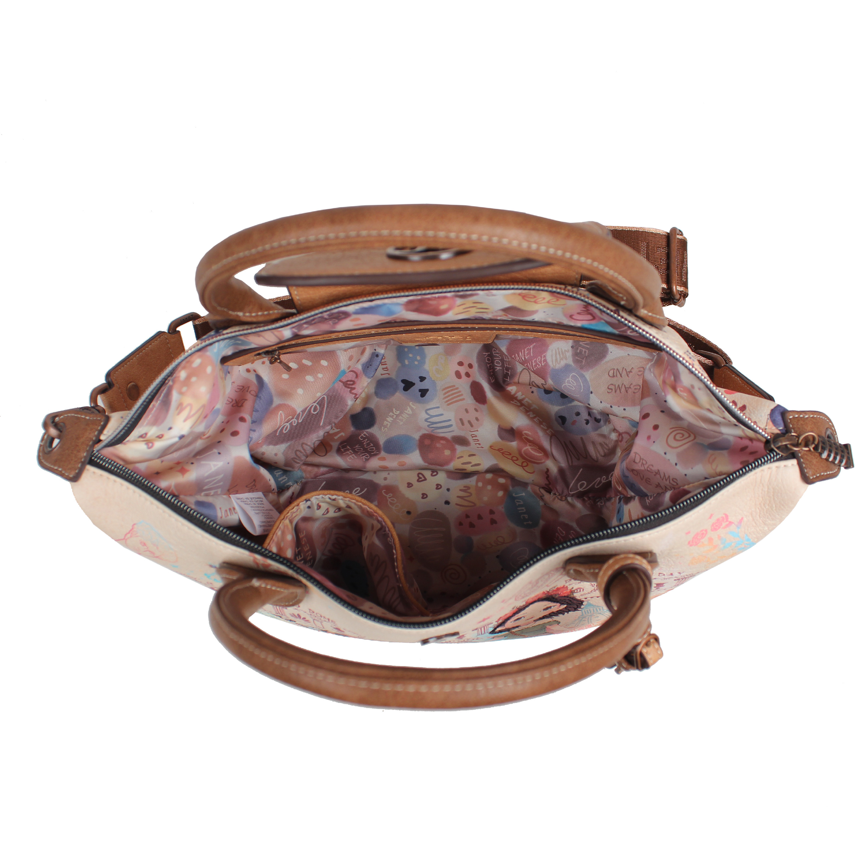  Janet Denese praktická kabelka do ruky Tour Of Rome J-054B