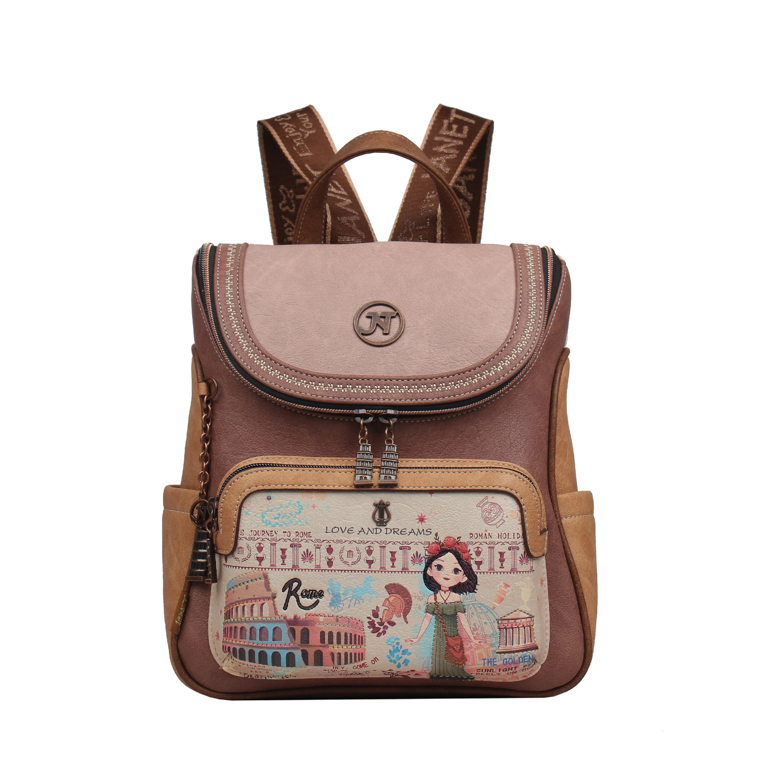 Janet Denese praktický dámsky batoh Tour Of Rome J-058A